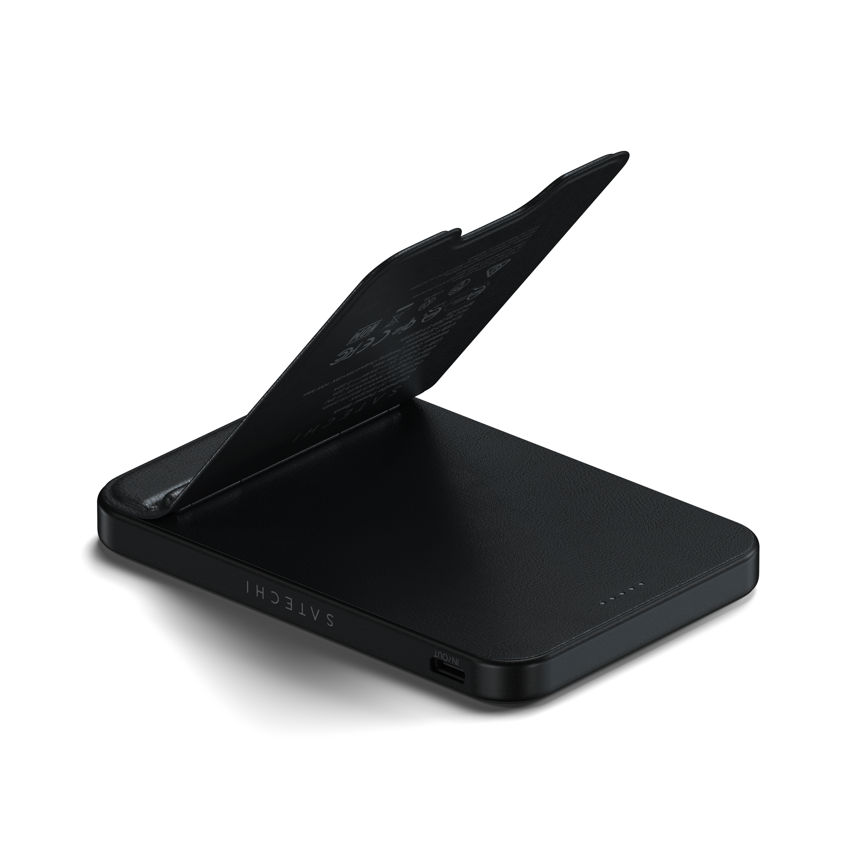 Satechi Qi2 5K Magnetic Power Bank with Stand - Black