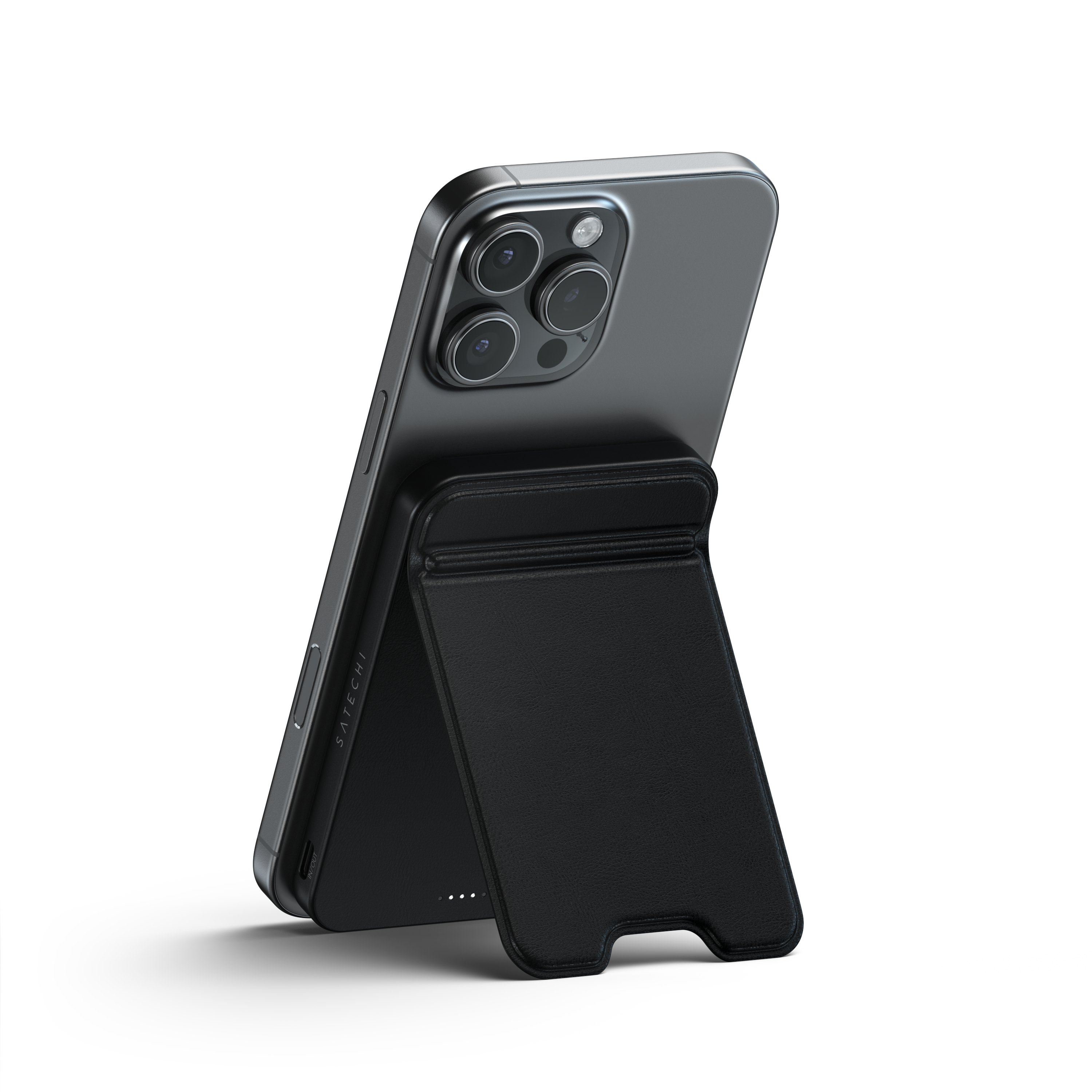 Satechi Qi2 5K Magnetic Power Bank with Stand - Black