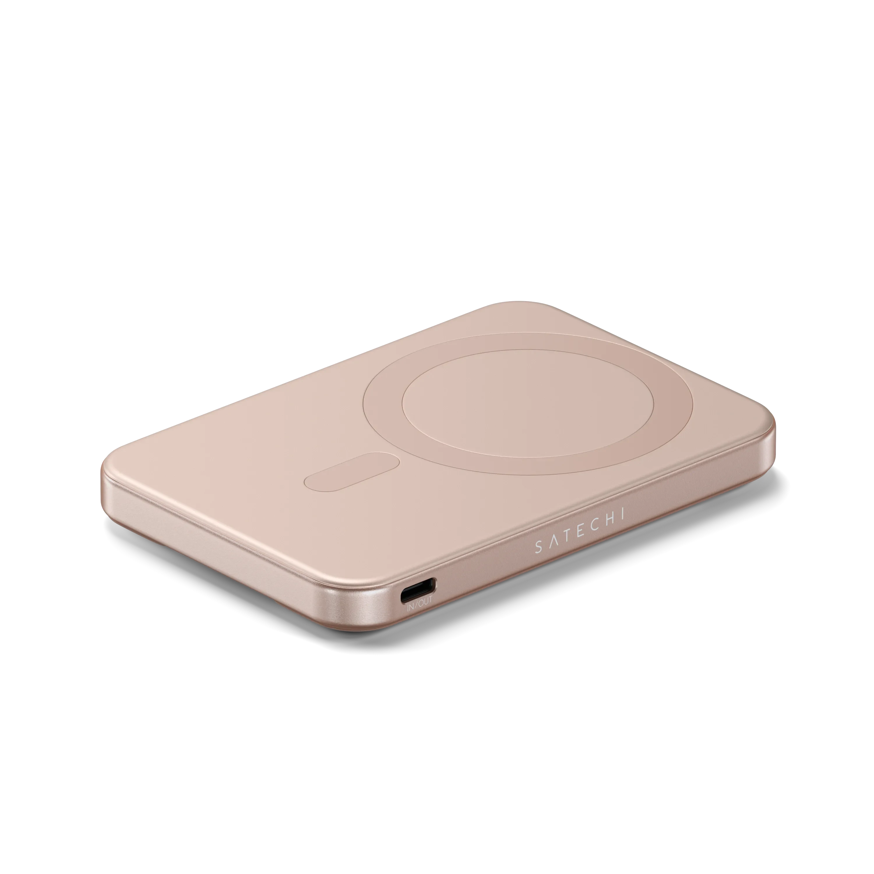 Satechi Qi2 5K Magnetic Power Bank with Stand - Desert Rose