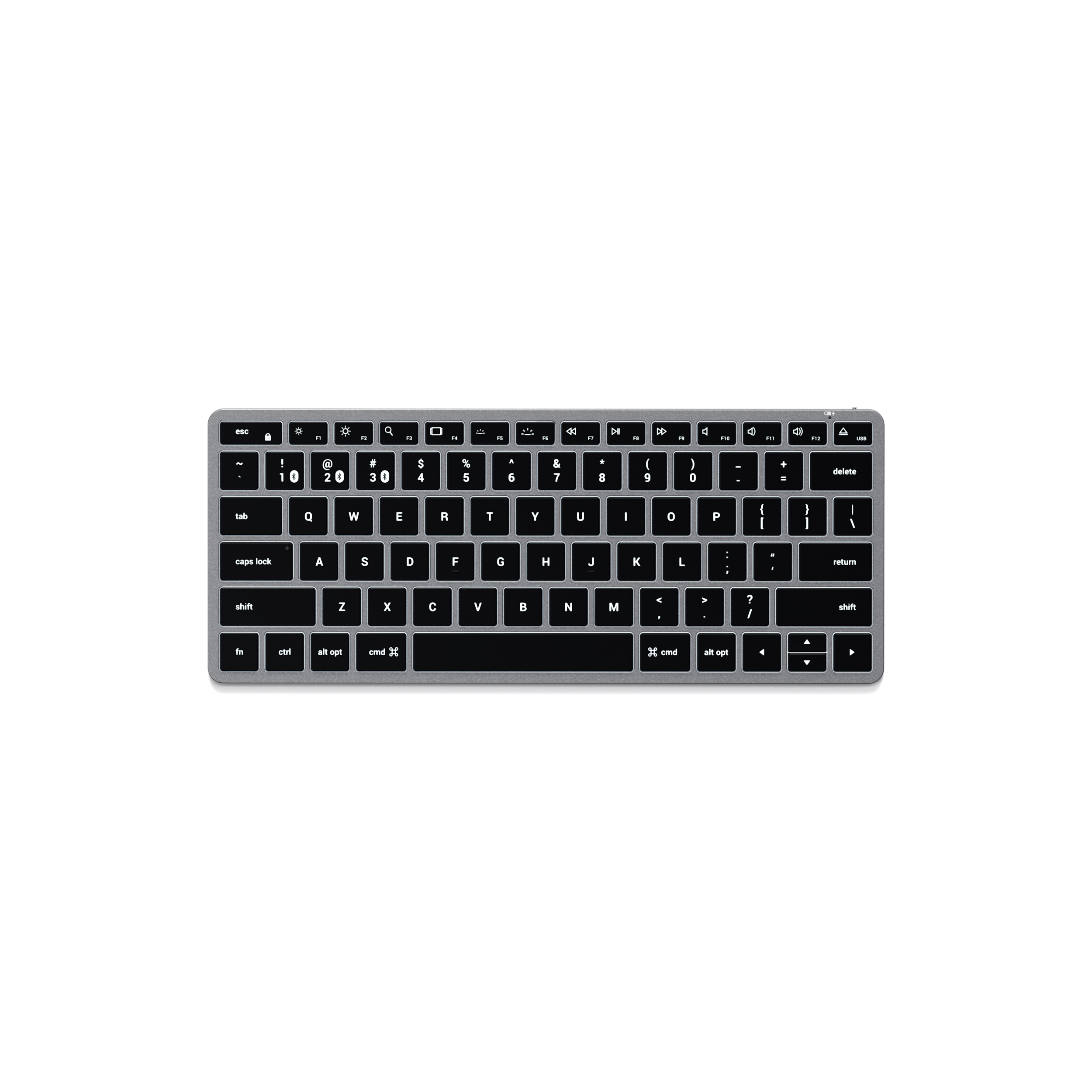 Satechi Slim X1 Bluetooth BACKLIT Wireless Keyboard - CZ - Space Grey