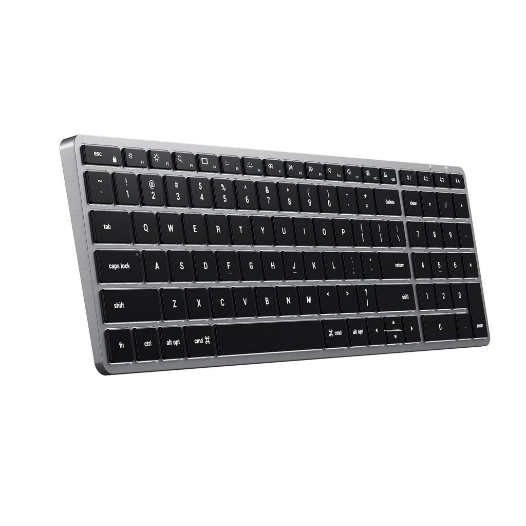 Satechi SLIM X2 Slim Bluetooth Wireless Keyboard + Num. Keypad - US - Space Grey