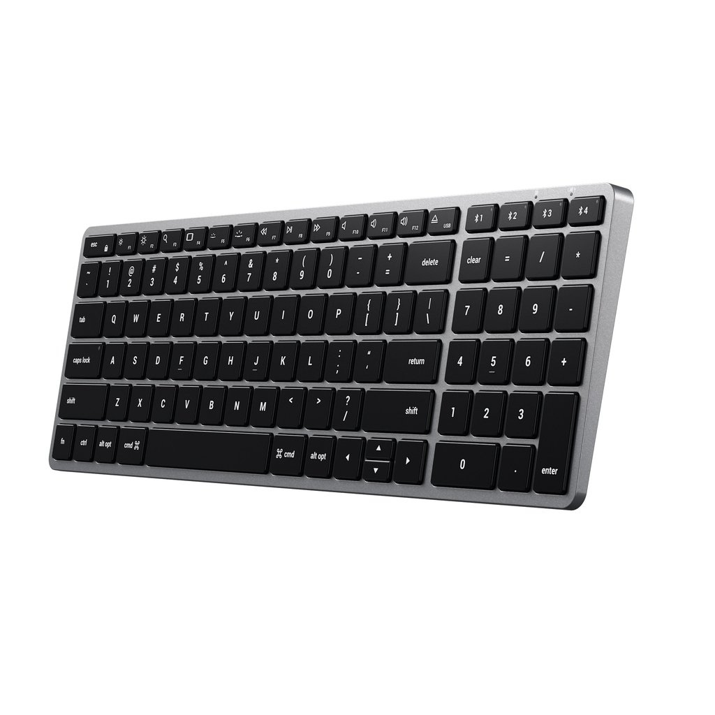 Satechi SLIM X2 Slim Bluetooth Wireless Keyboard + Num. Keypad - US - Space Grey