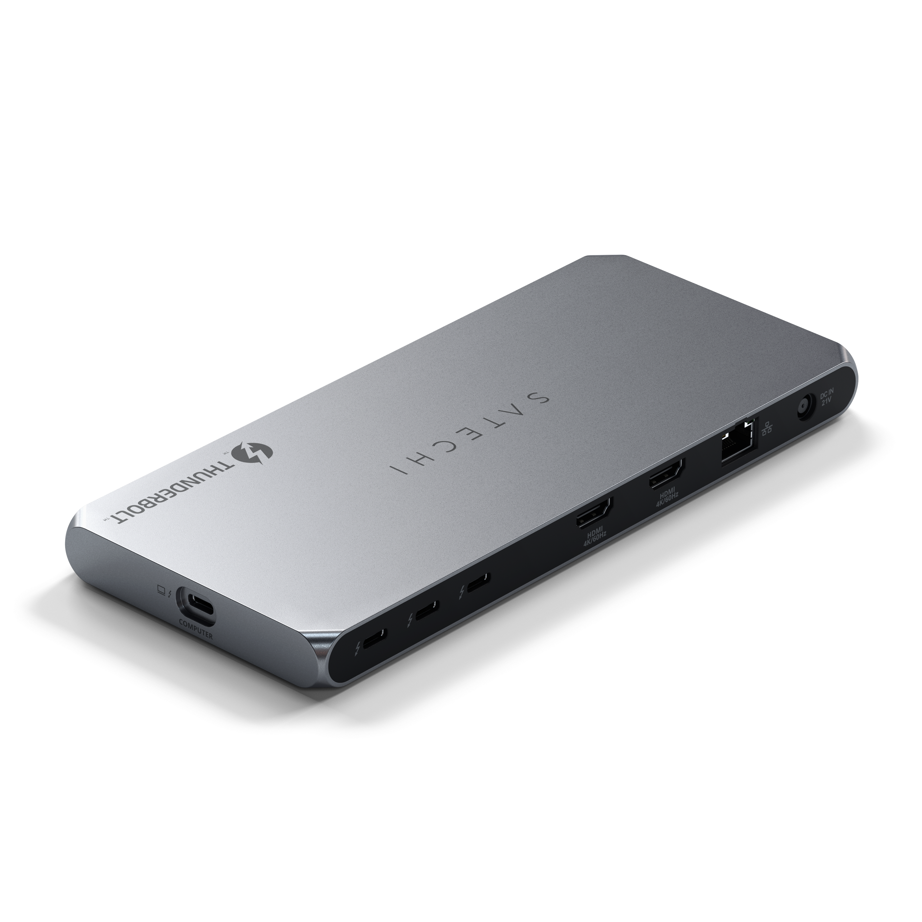 Satechi Thunderbolt 4 Multi-Display Docking Station - EU - Space Grey