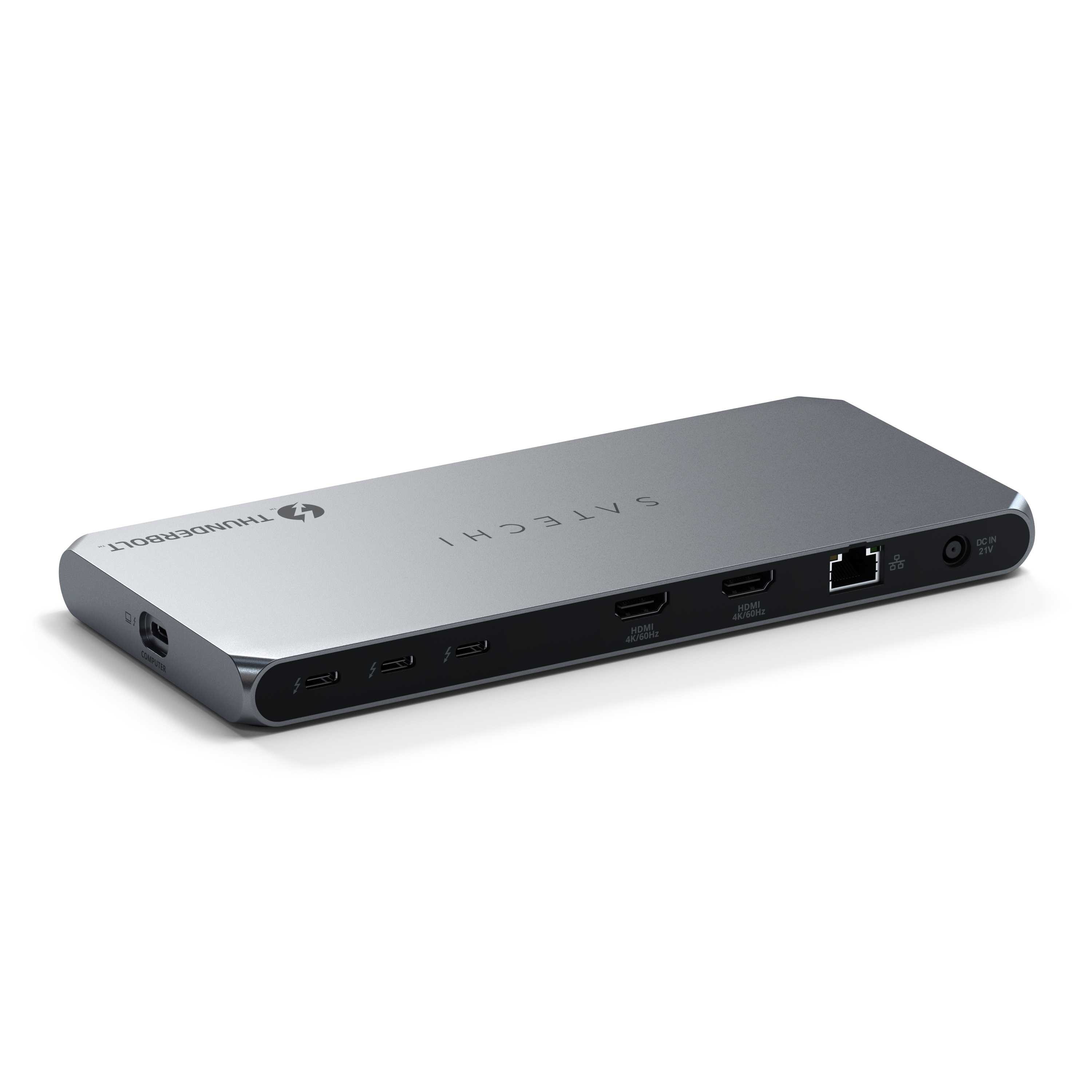 Satechi Thunderbolt 4 Multi-Display Docking Station - EU - Space Grey