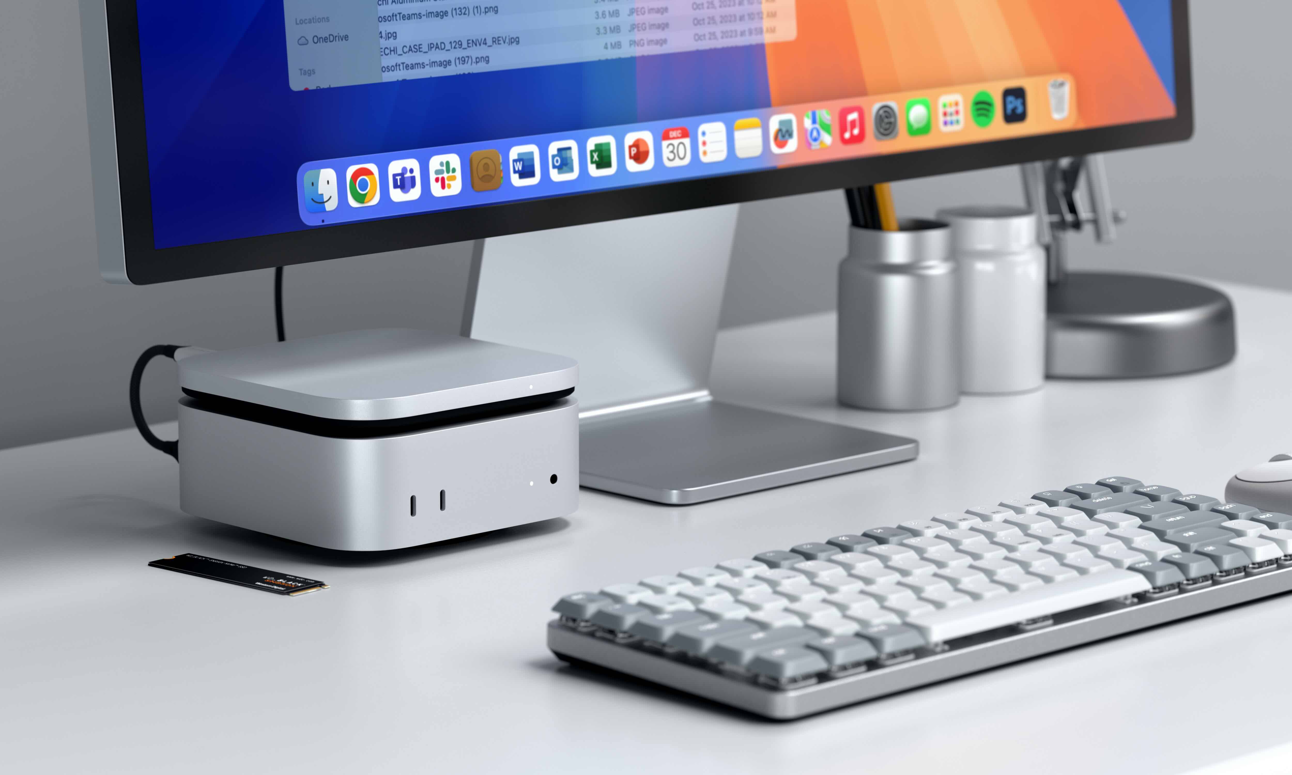 Satechi USB4 Slim NVMe SSD Enclosure - Grey
