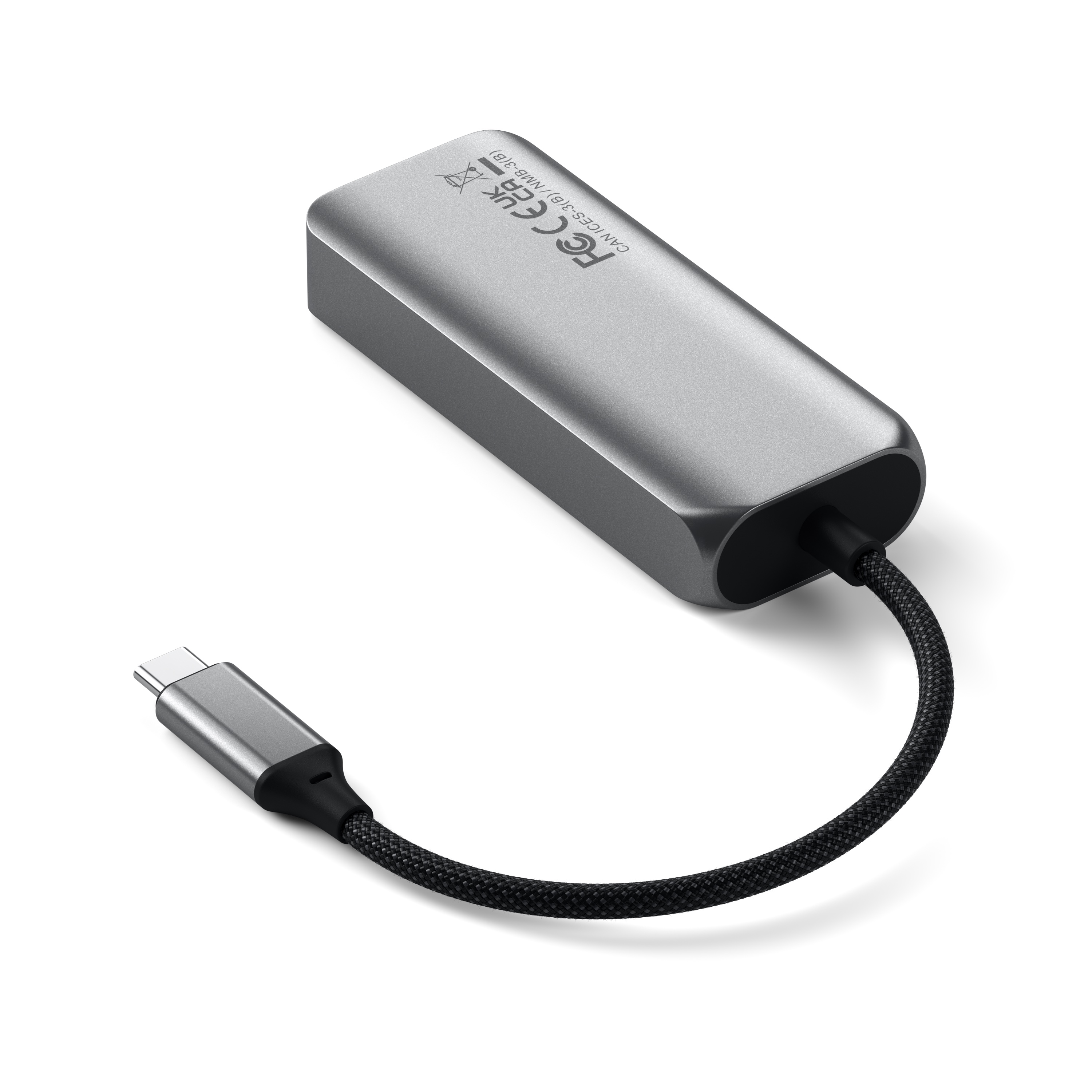 Satechi 4-in-1 USB-C Hub with 2.5 Gigabit Ethernet - Space Gray