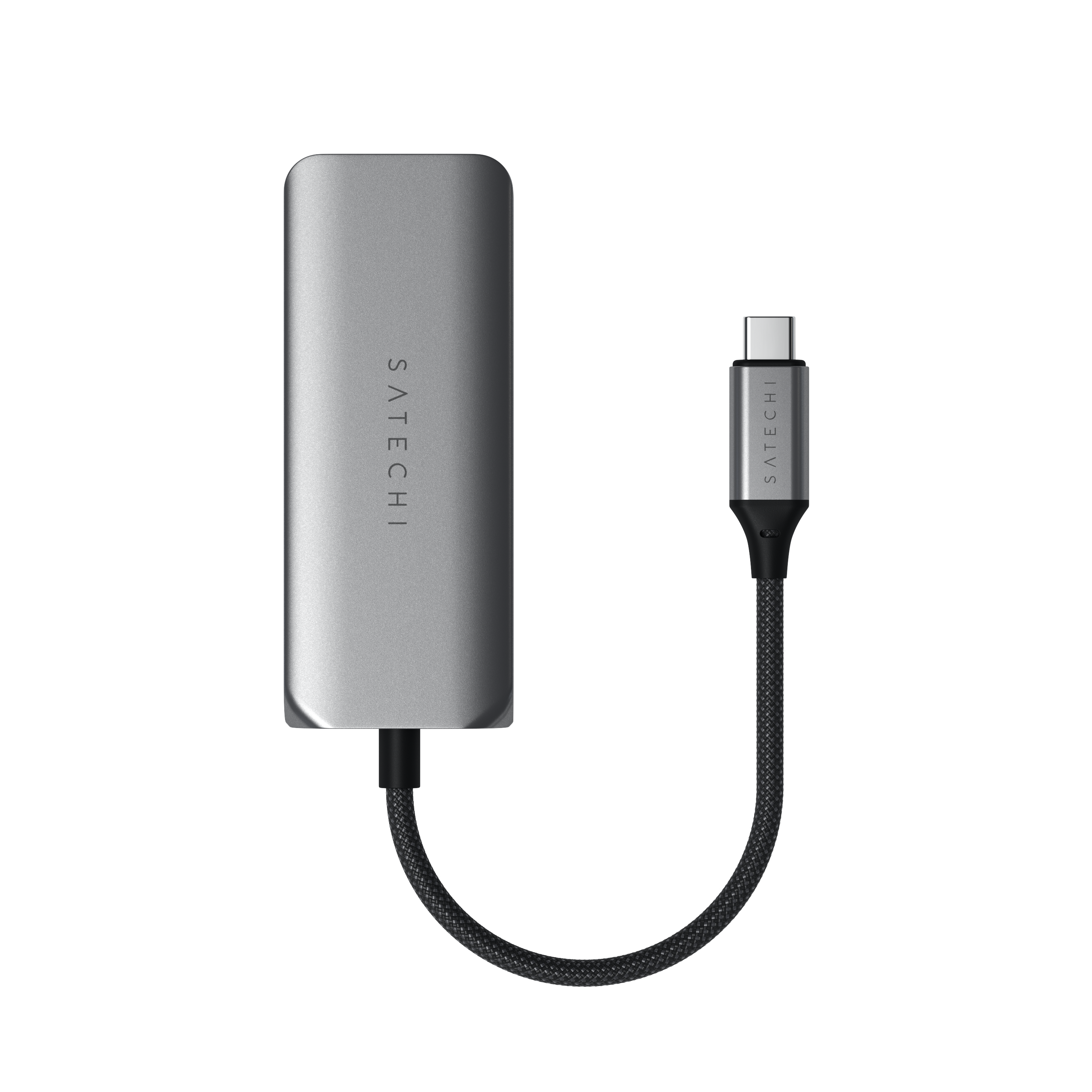 Satechi 4-in-1 USB-C Hub with 2.5 Gigabit Ethernet - Space Gray