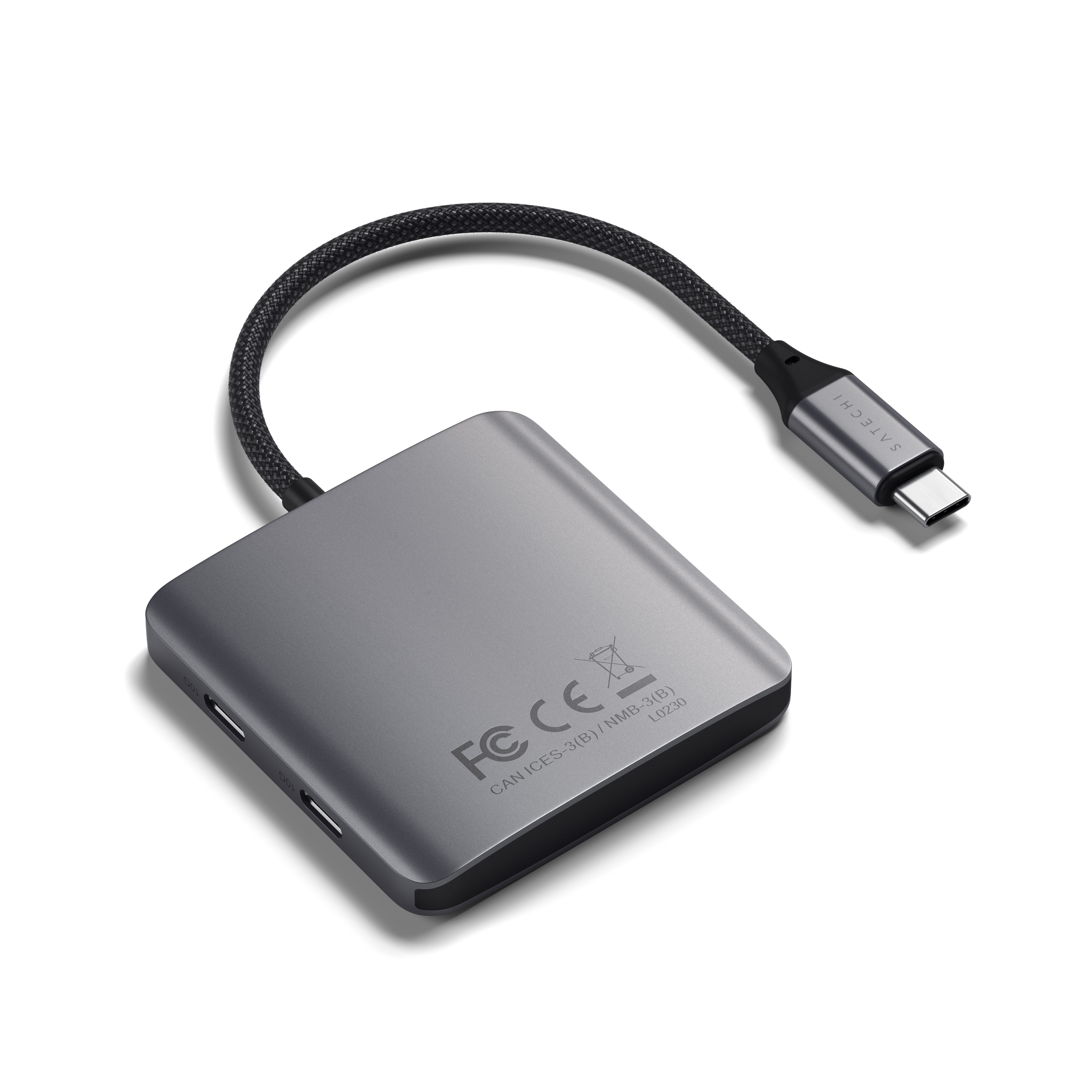 Satechi 4-Port USB-C Hub with PD - Space Gray