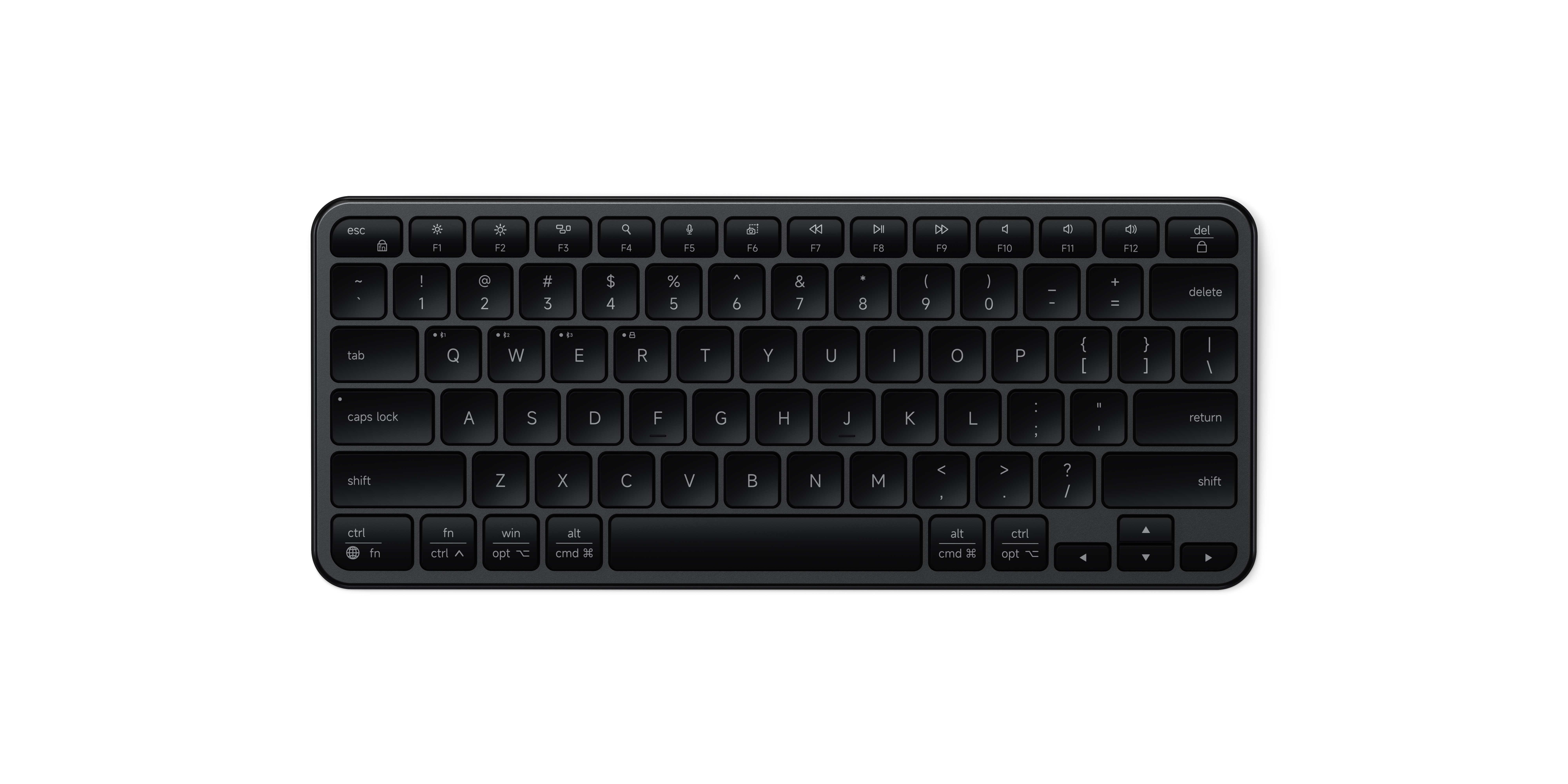 Satechi Slim EX1 Wireless Keyboard - US English - Space Black