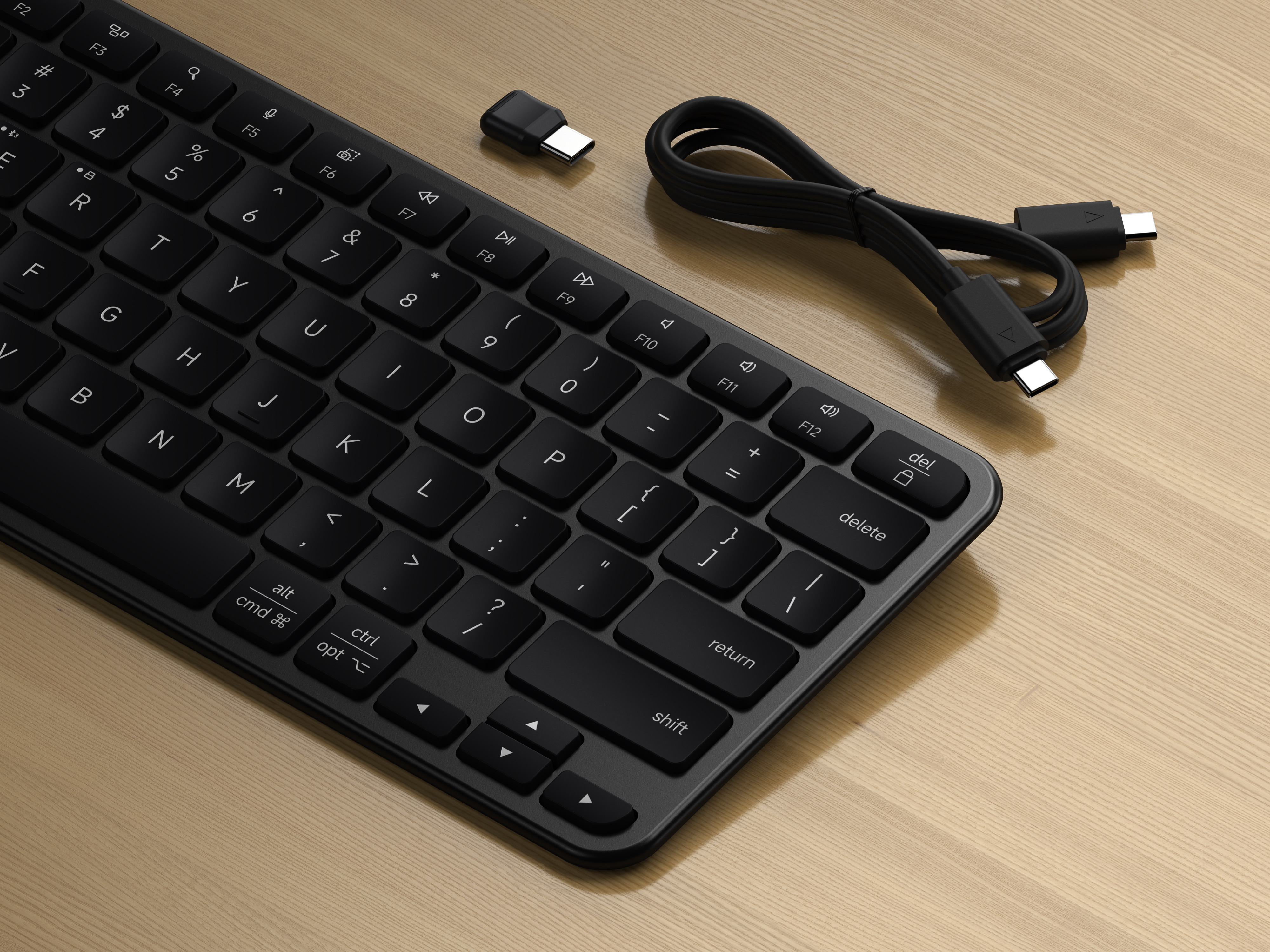 Satechi Slim EX1 Wireless Keyboard - US English - Space Black