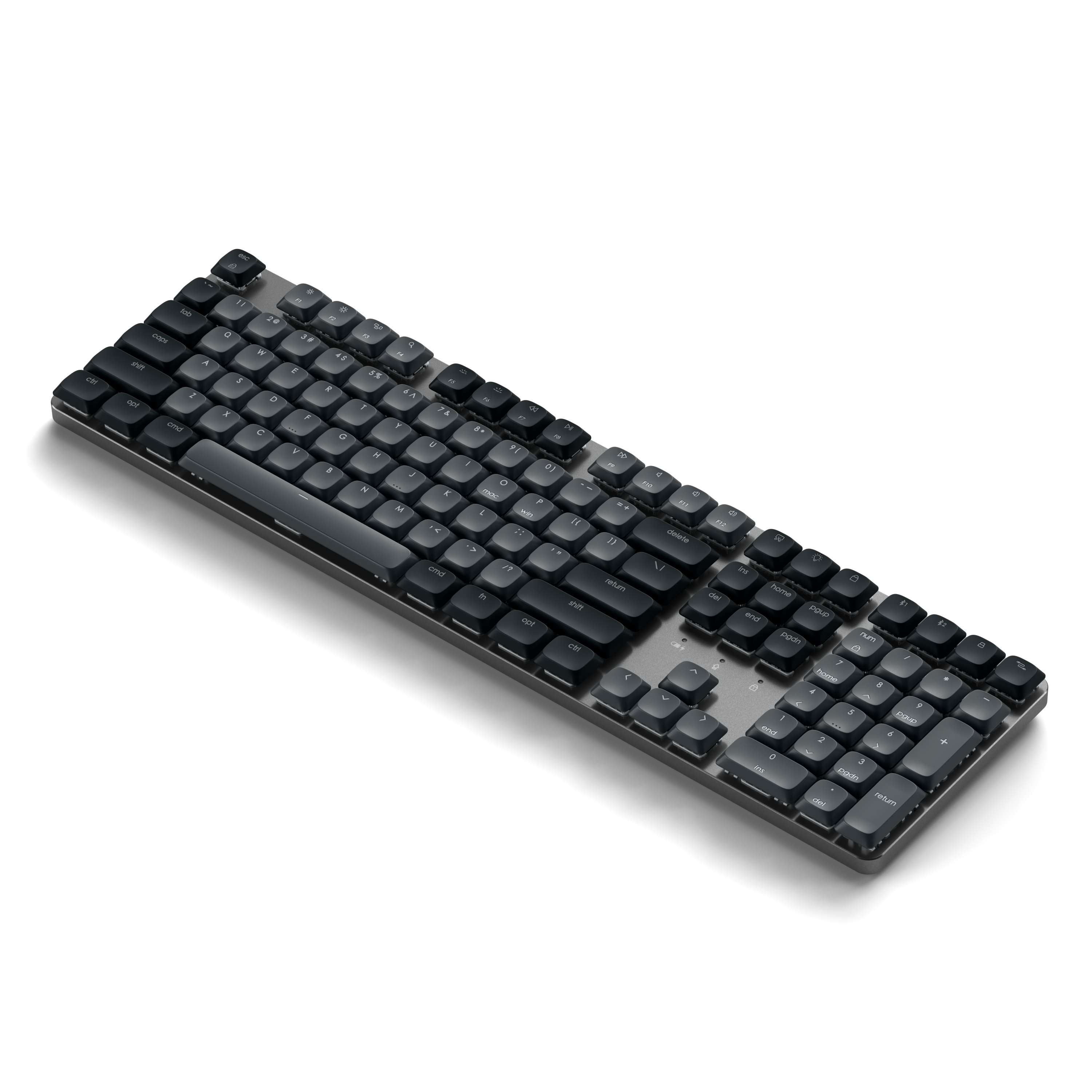 Satechi SM3 Slim Mechanical Backlit Bluetooth Keyboard (Dark) - US- Dark
