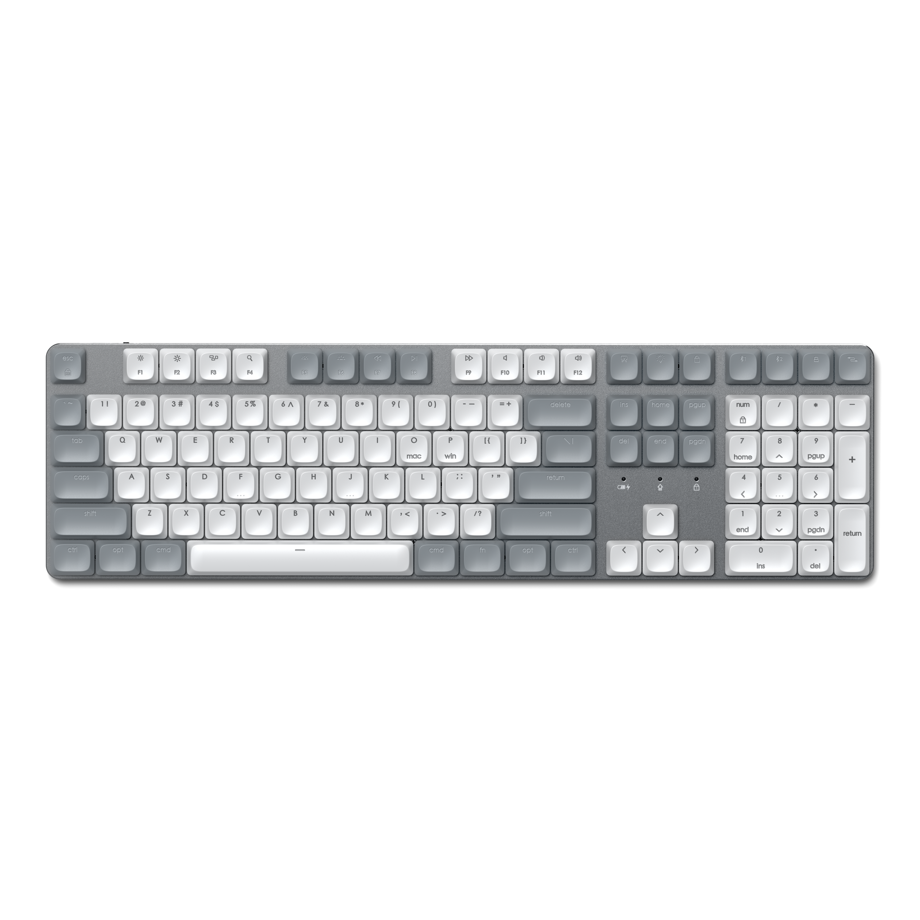 Satechi SM3 Slim Mechanical Backlit Bluetooth Keyboard (Light) - US - Light