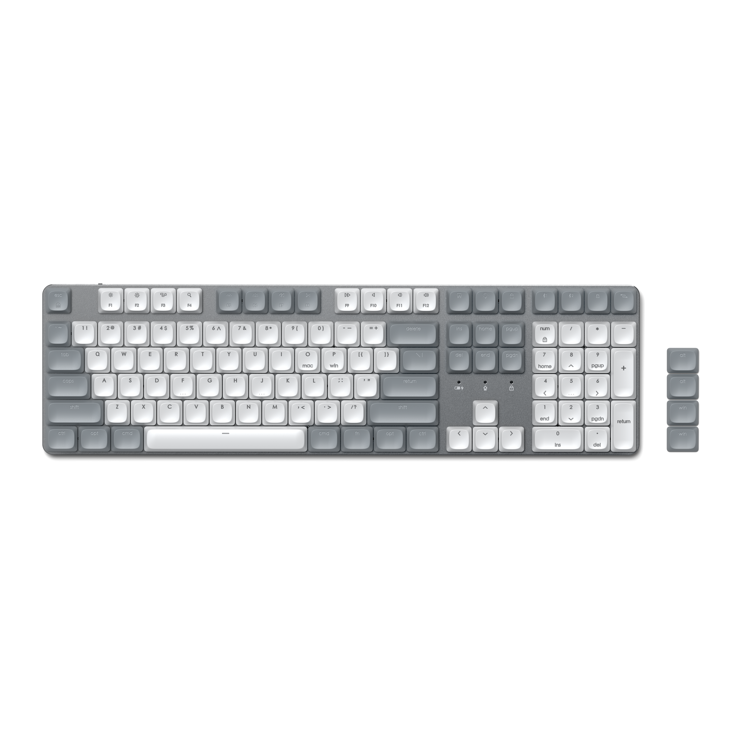 Satechi SM3 Slim Mechanical Backlit Bluetooth Keyboard (Light) - US - Light