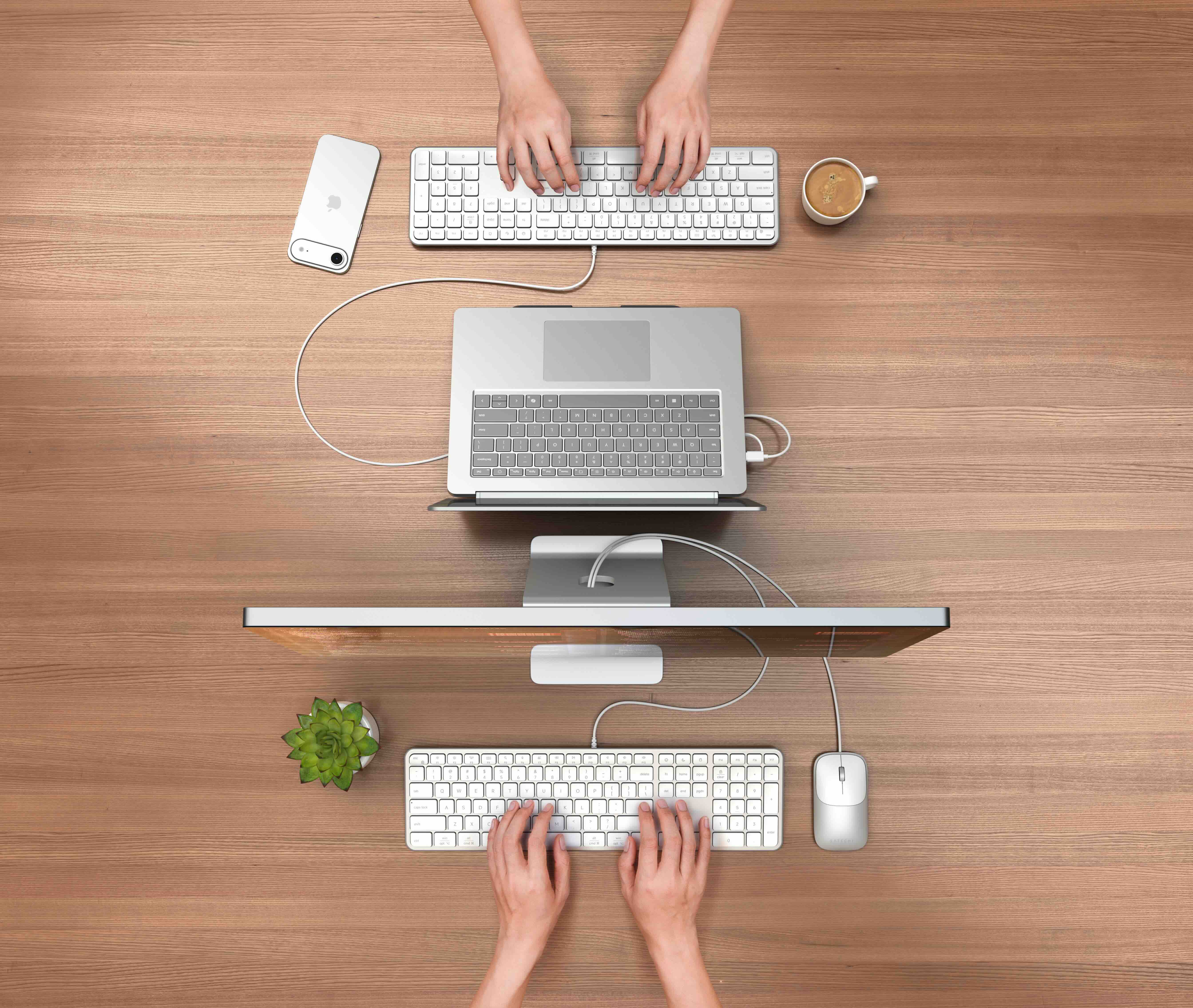 Satechi Slim LX3 Wired Keyboard - US English - Silver [4]