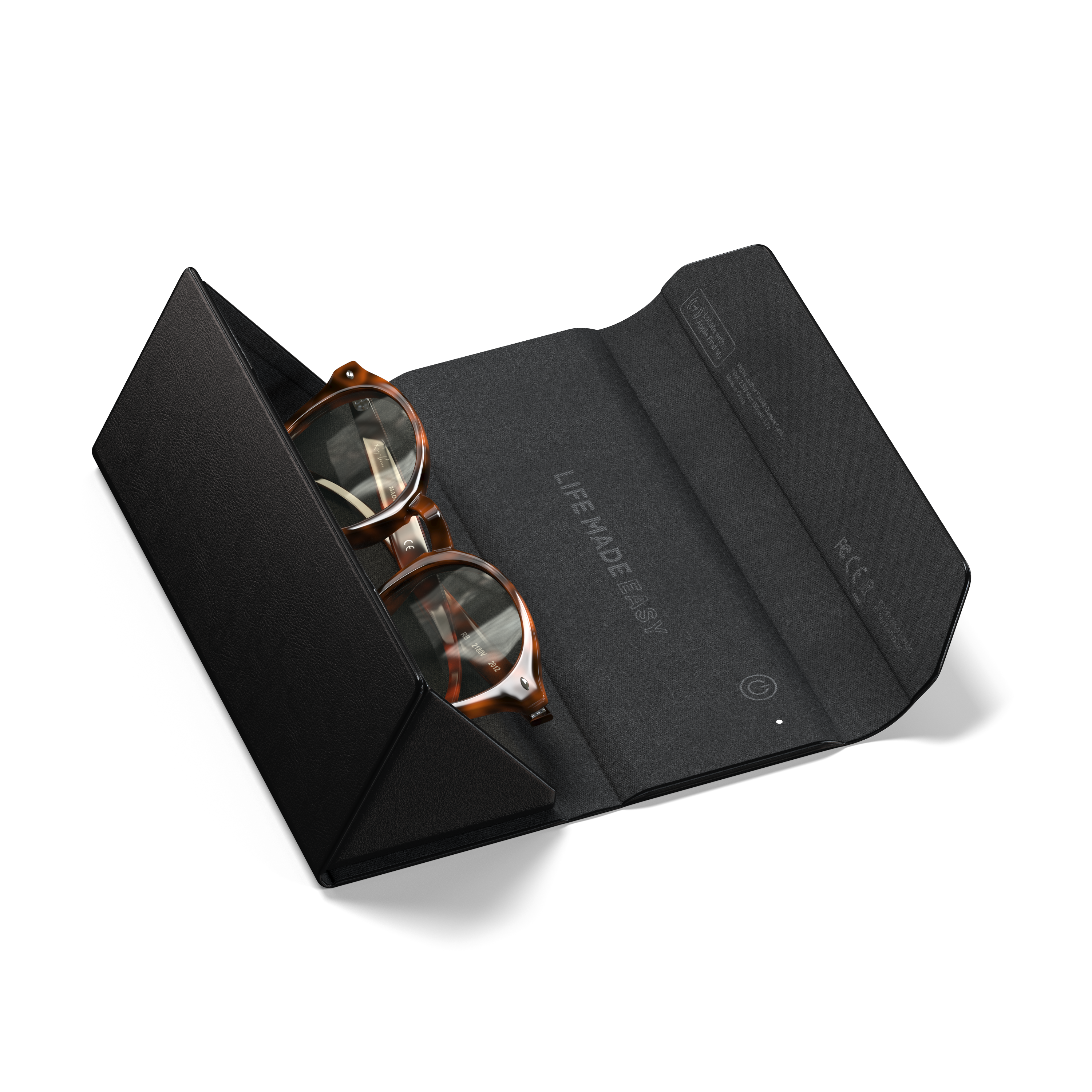 Satechi Vegan-Leather FindAll Glasses Case - Black