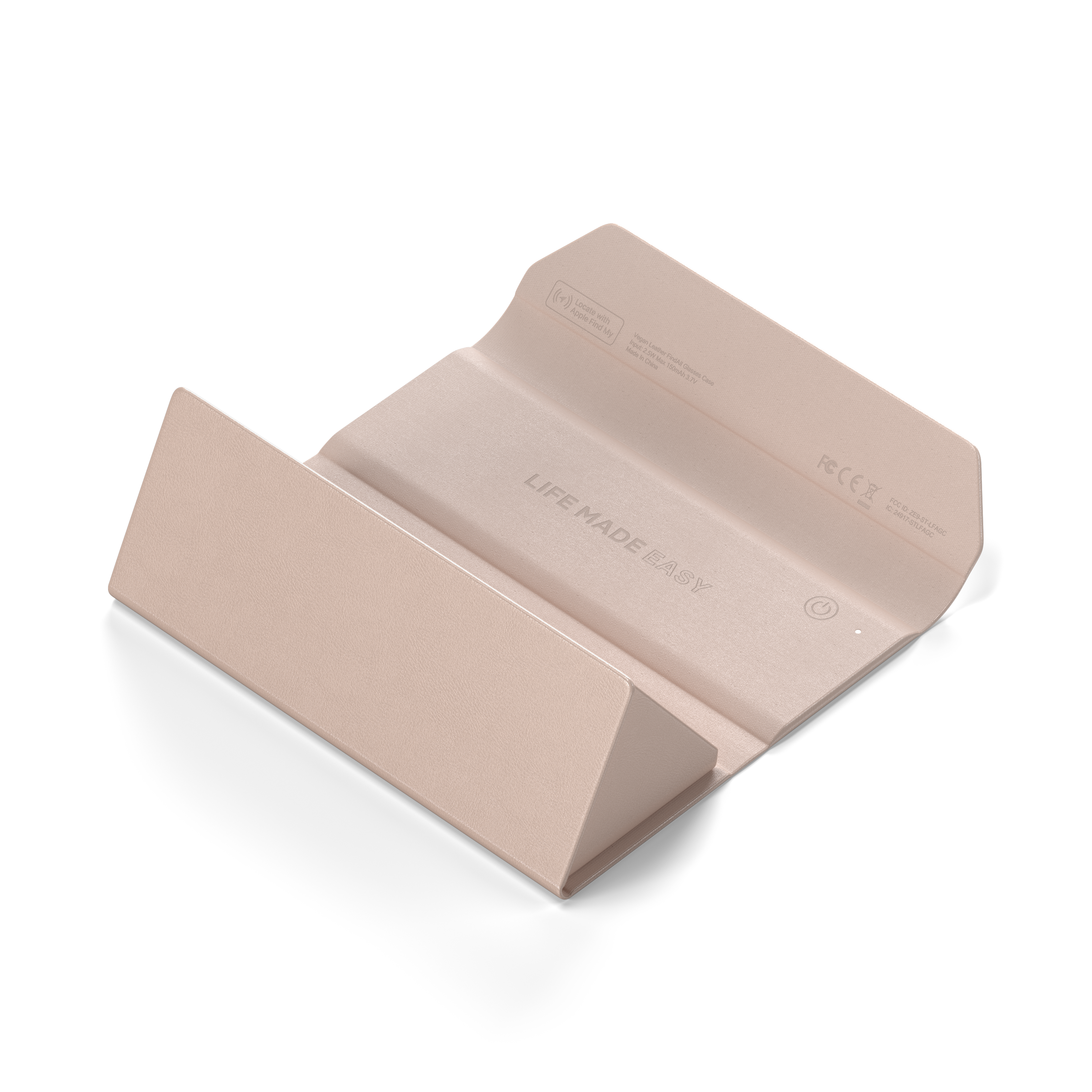 Satechi Vegan-Leather FindAll Glasses Case  Desert Rose