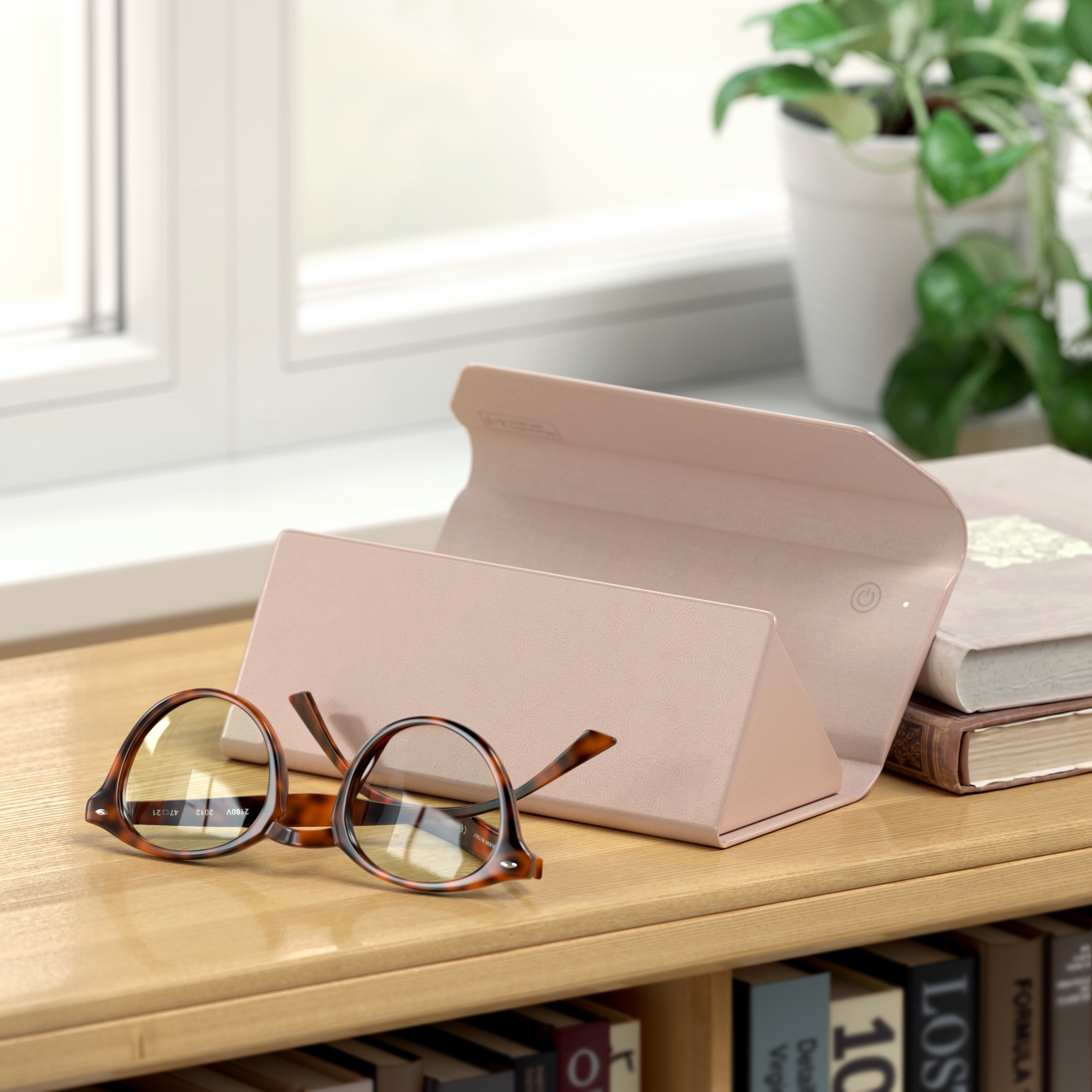 Satechi Vegan-Leather FindAll Glasses Case  Desert Rose