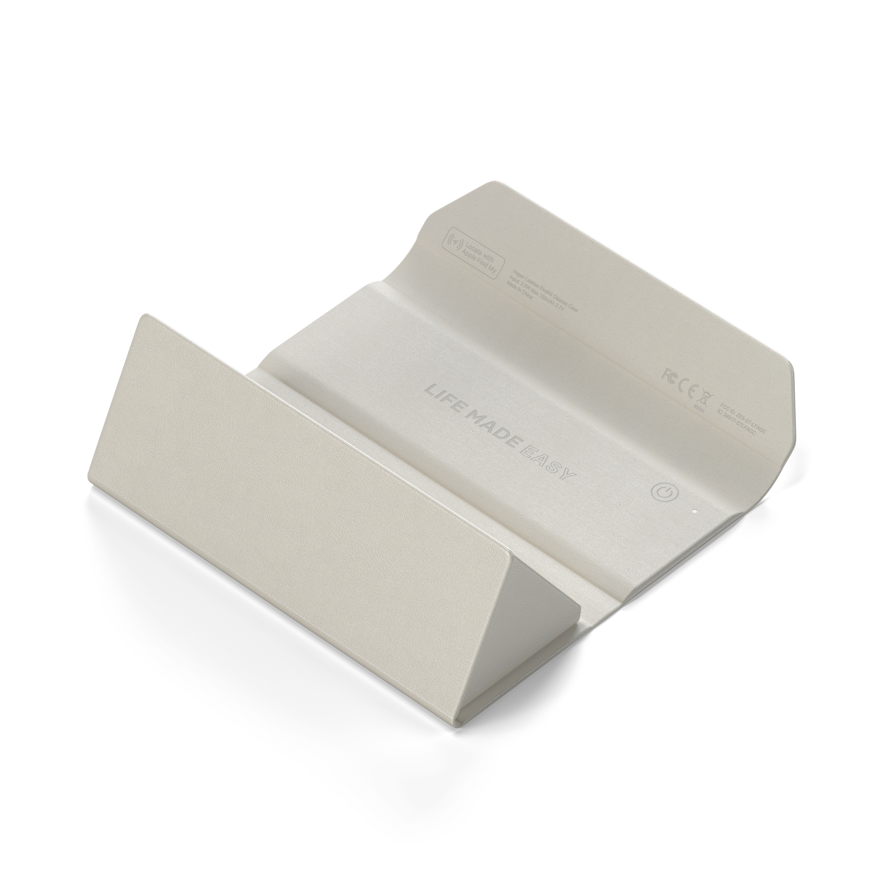 Satechi Vegan-Leather FindAll Glasses Case - Sand