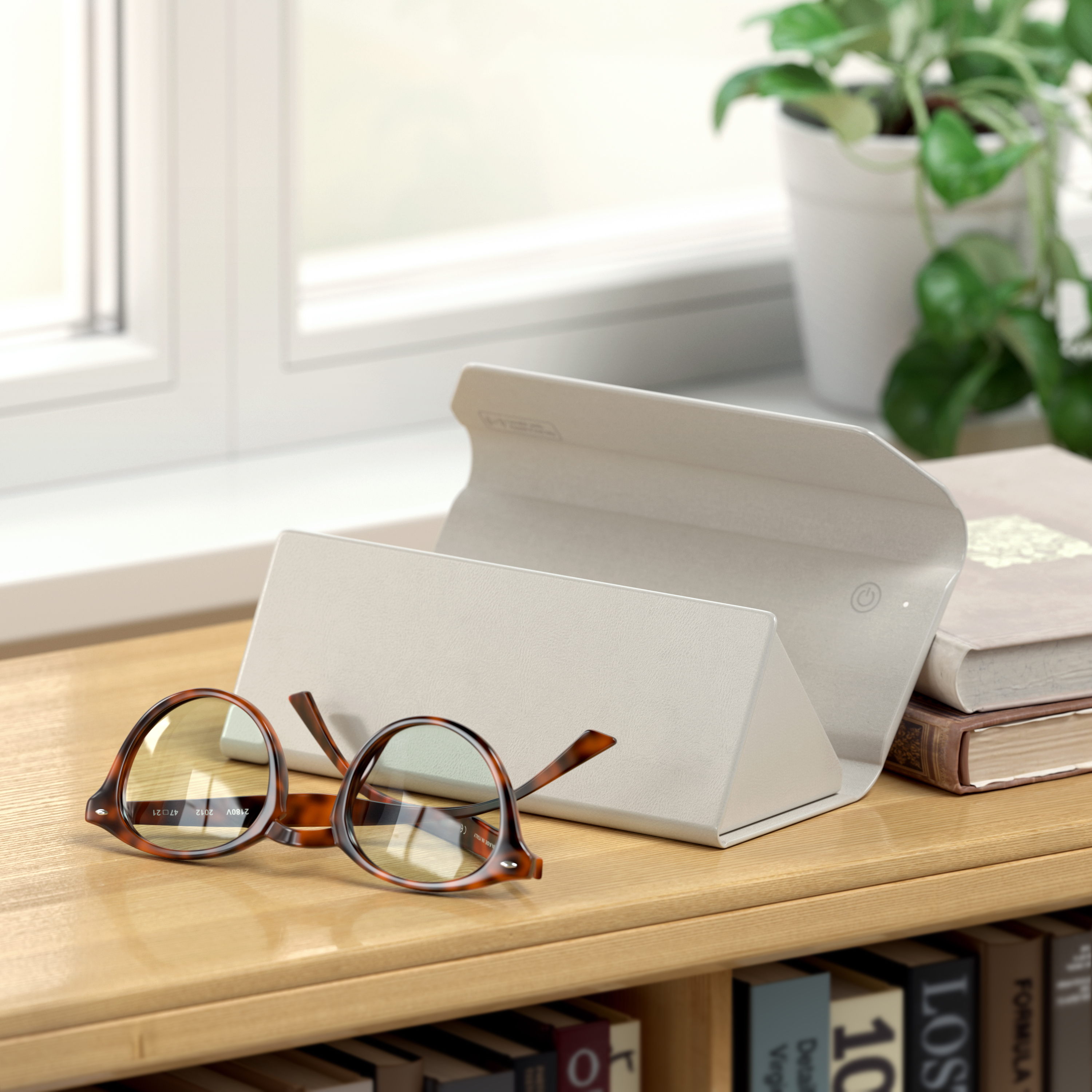 Satechi Vegan-Leather FindAll Glasses Case - Sand