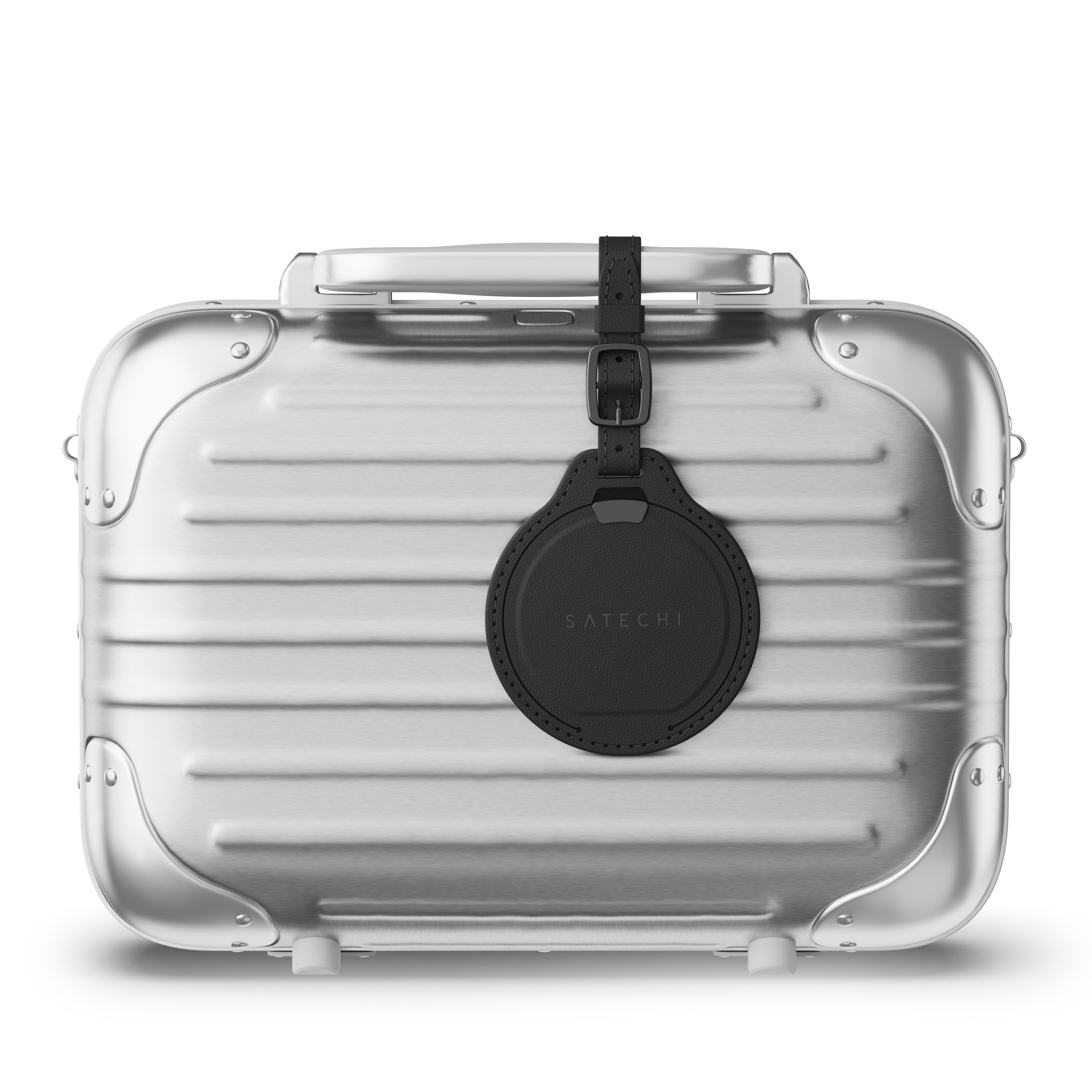 Satechi Vegan-Leather FindAll Luggage Tag - Black
