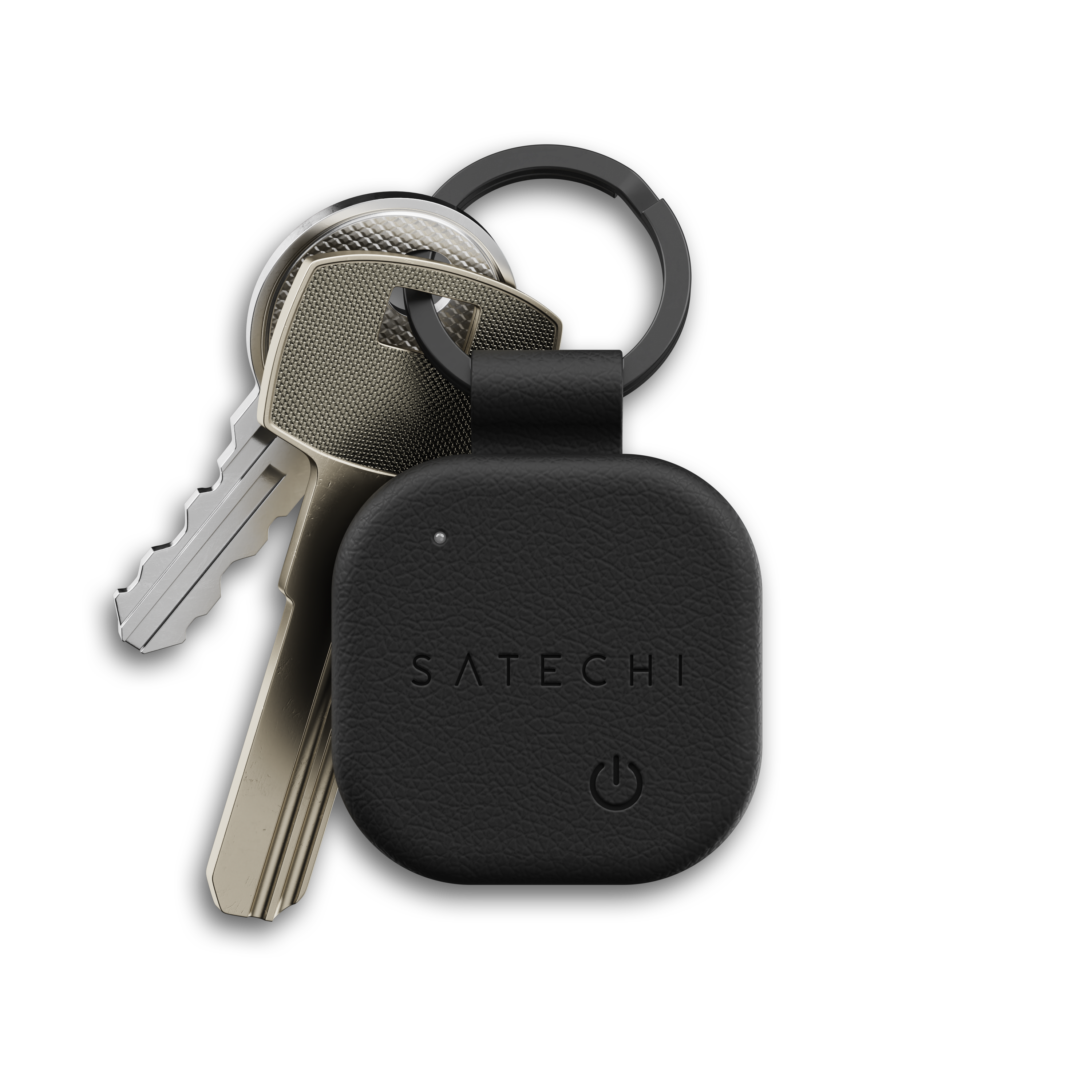 Satechi Vegan-leather Findall Keychain - Black