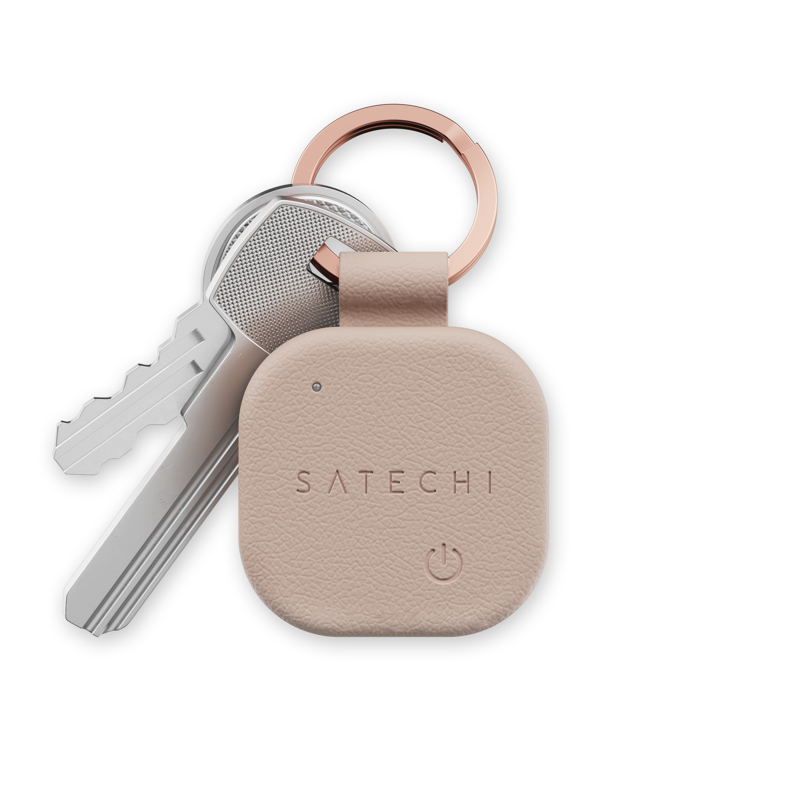 Satechi Vegan-leather Findall Keychain - Desert Rose