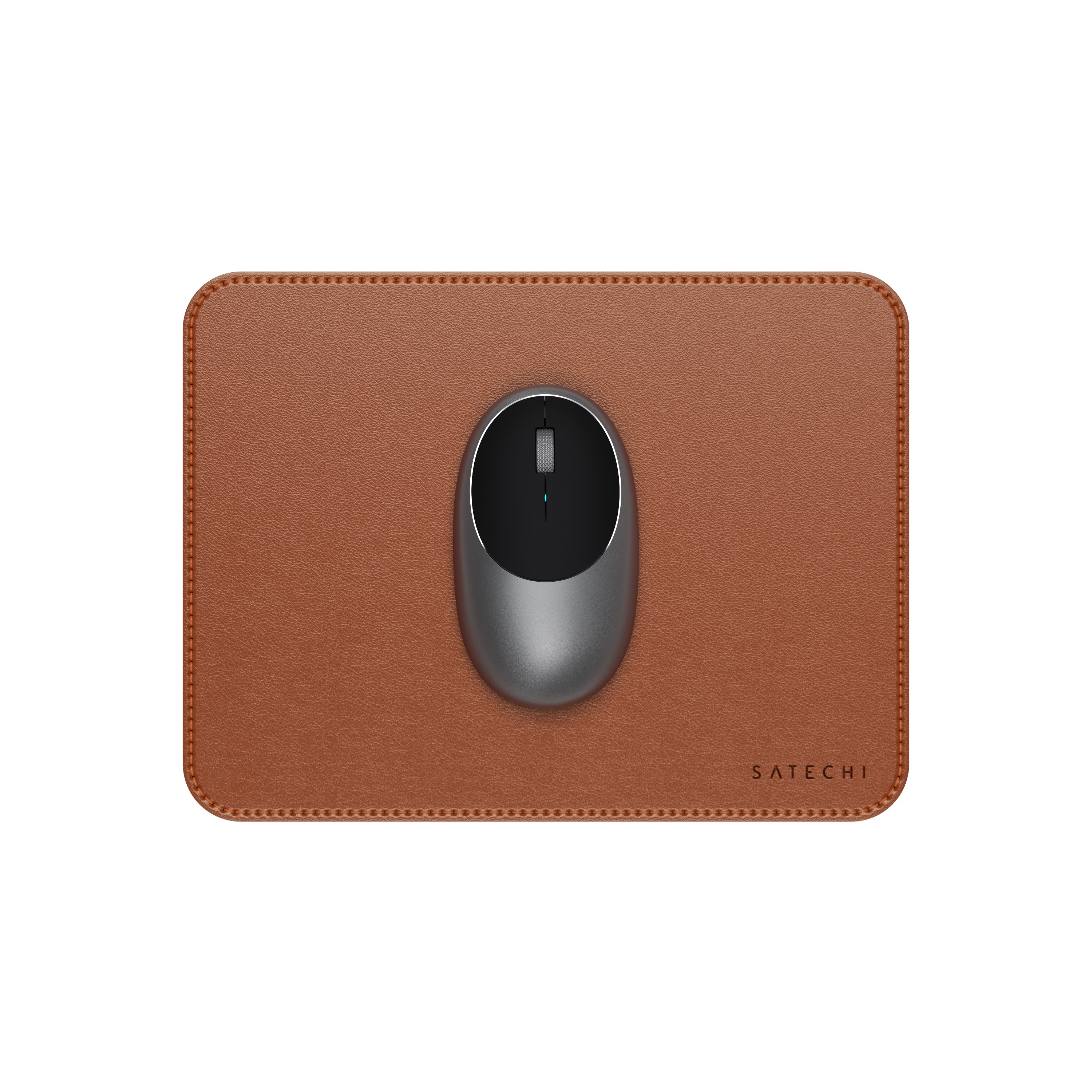 Satechi Vegan-Leather Premium Mouse Pad - Brown