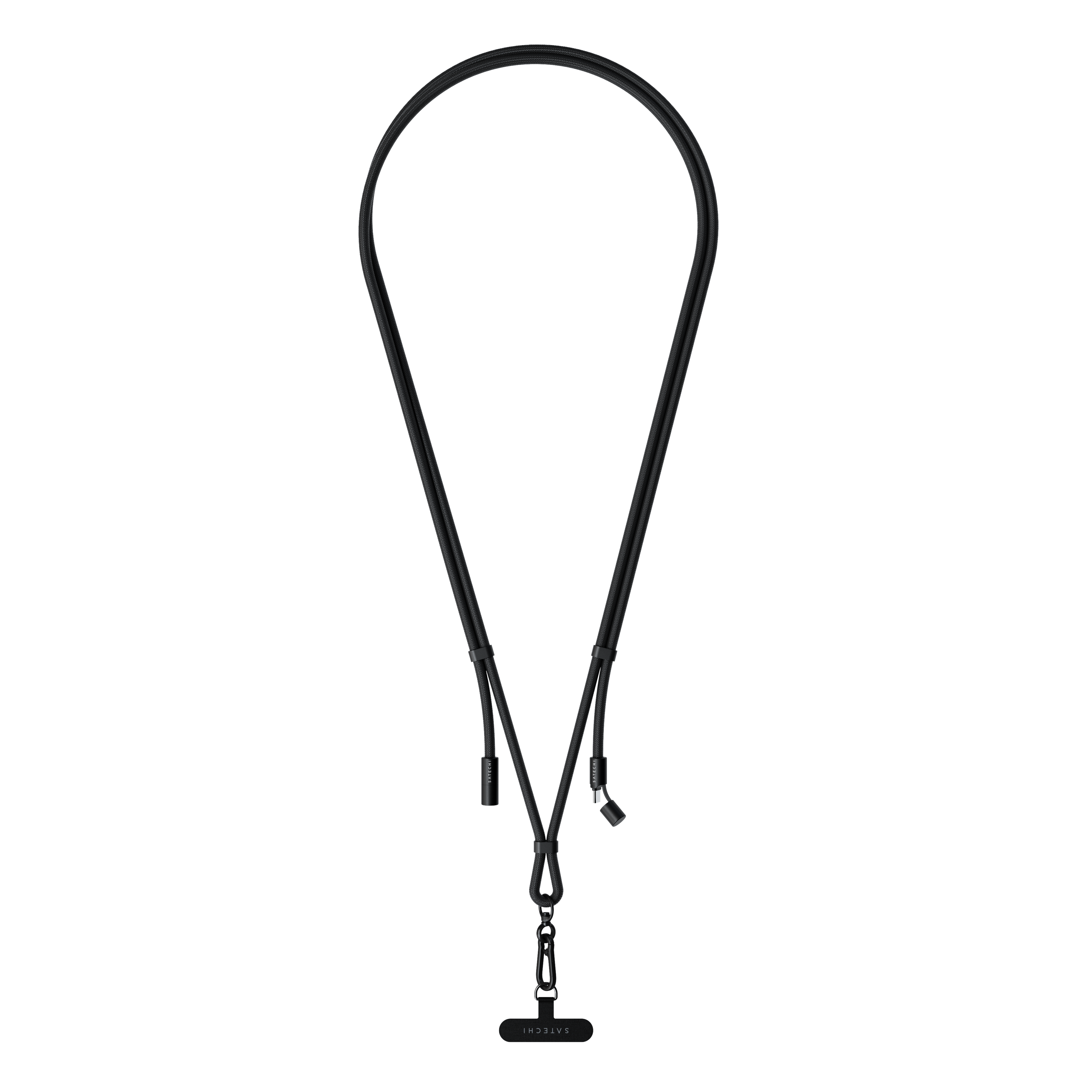 Satechi OntheGo Crossbody Lanyard Cable - Black