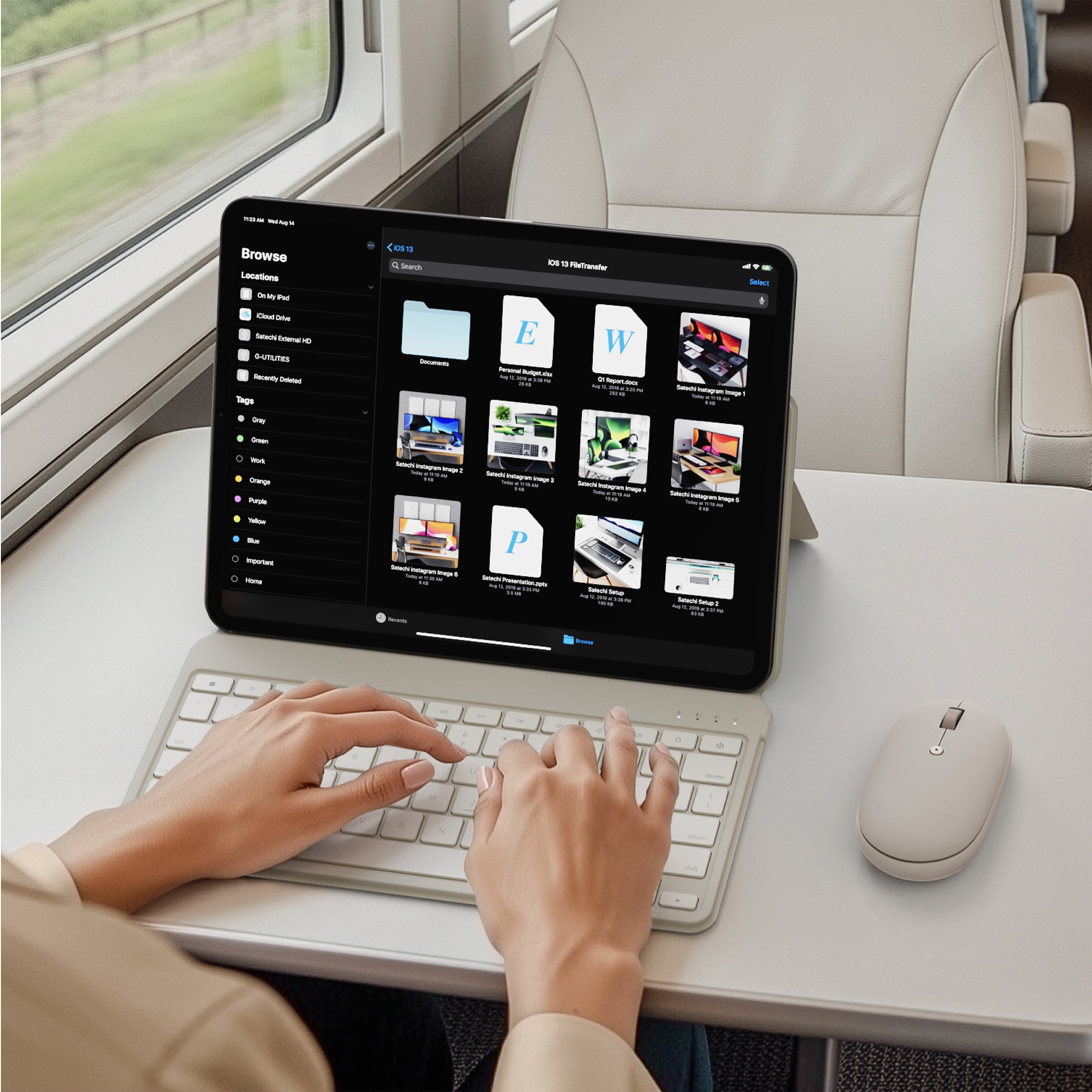Satechi OntheGo Mouse - Sand