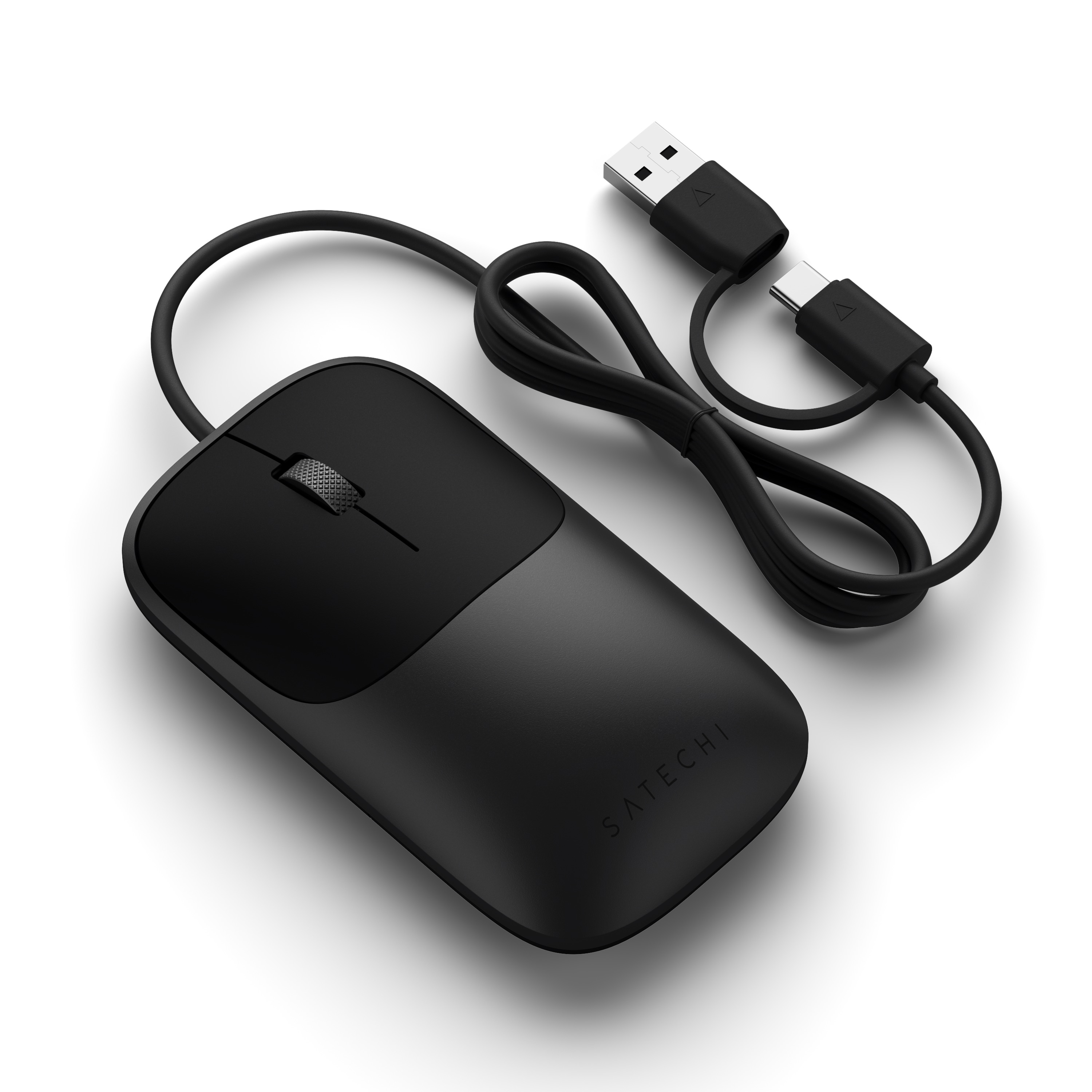 Satechi Slim LX Wired Mouse - Space Black [1]