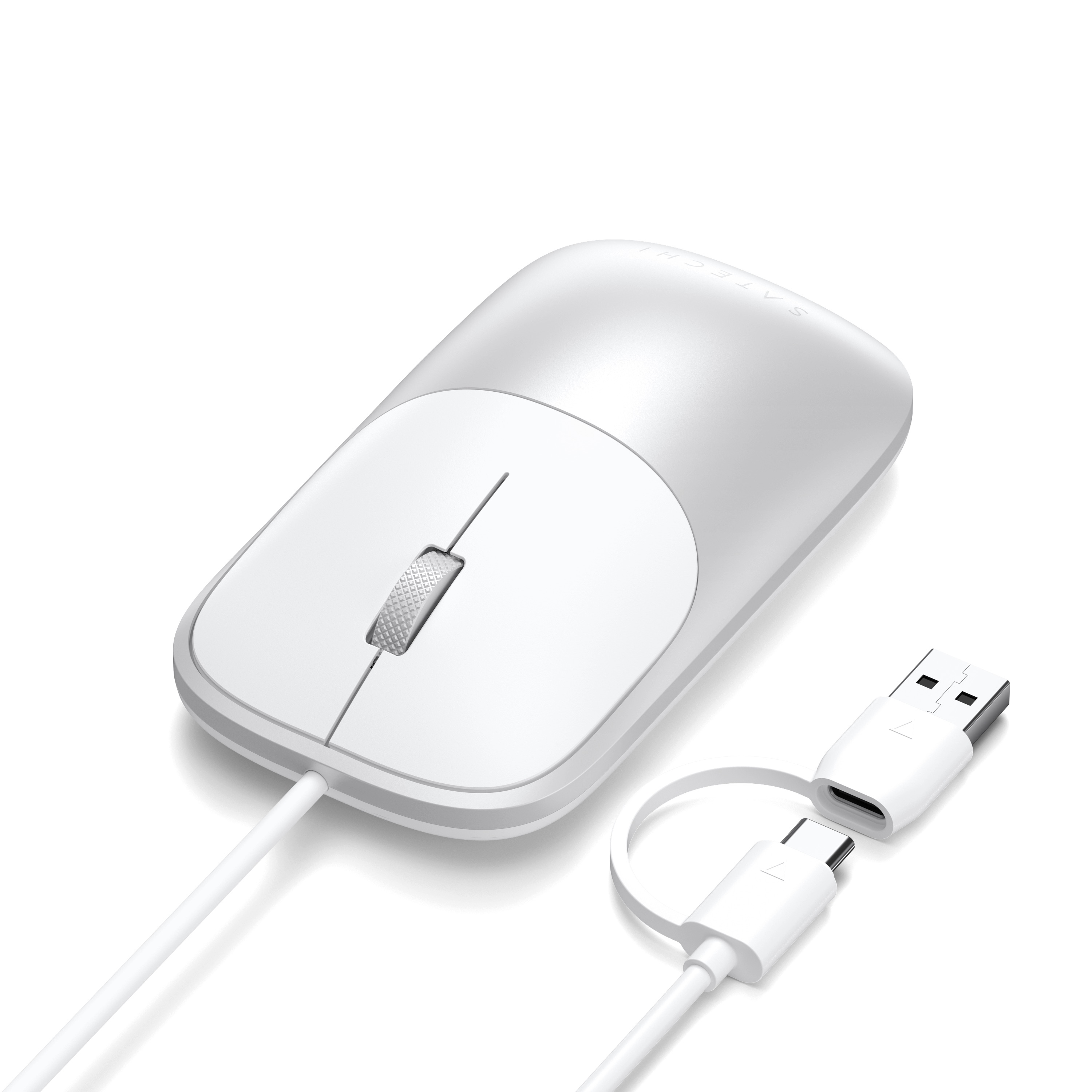 Satechi Slim LX Wired Mouse - Silver [8]