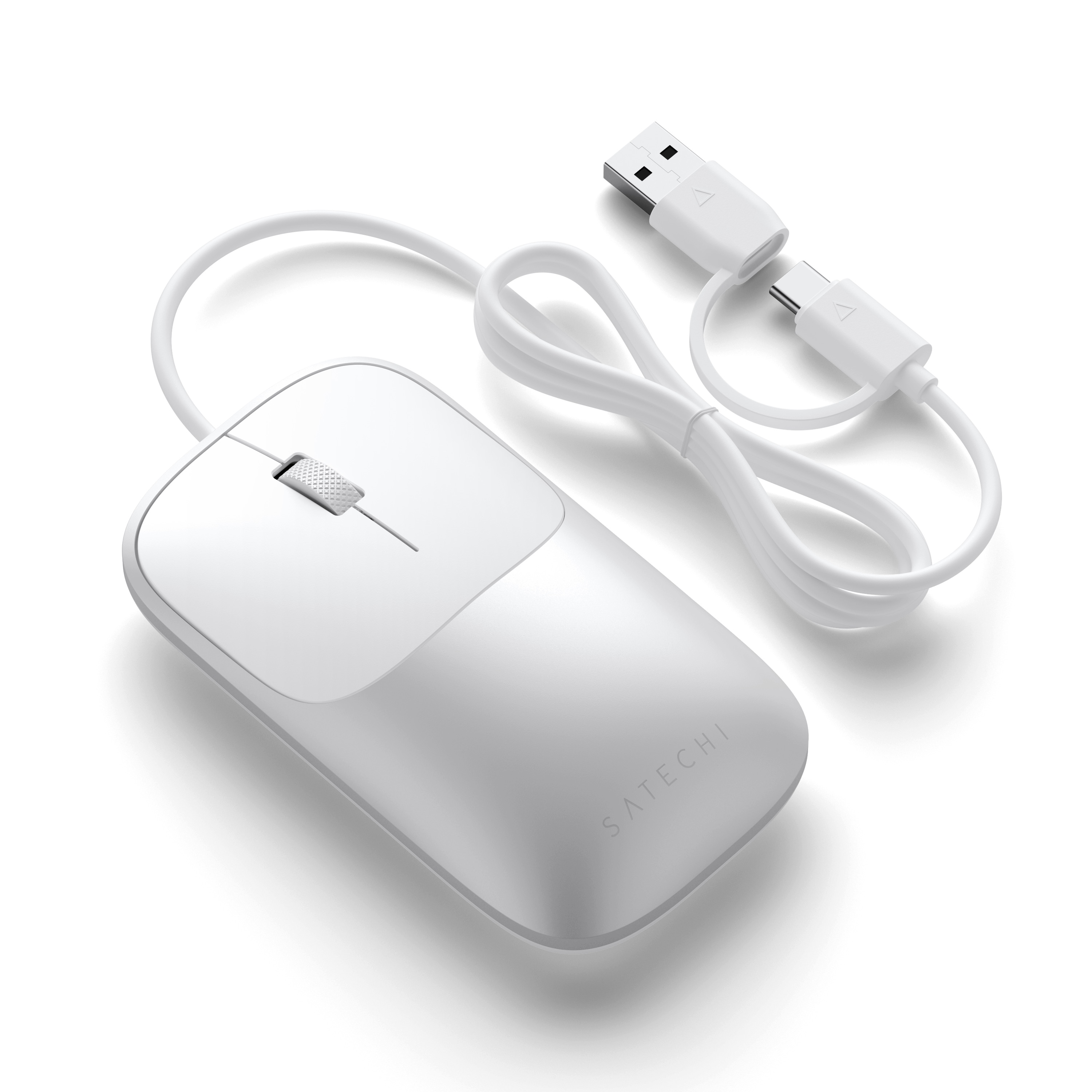 Satechi Slim LX Wired Mouse - Silver [1]