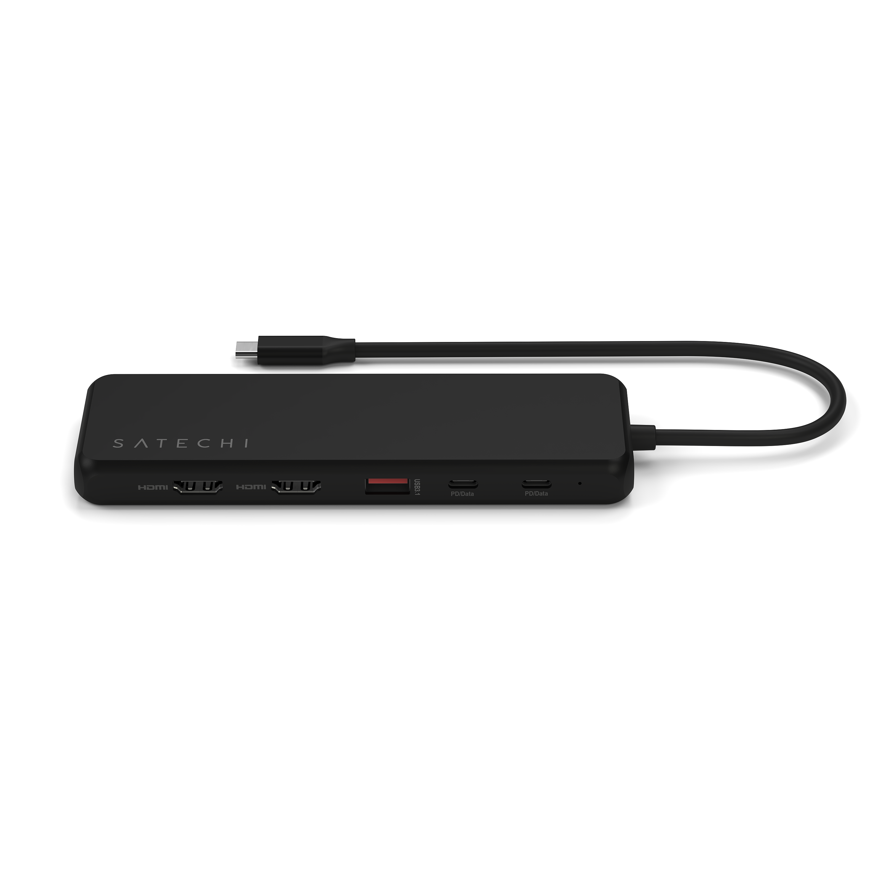Satechi 13-in-1 USB-C Triple Display Multiport Adapter - Black