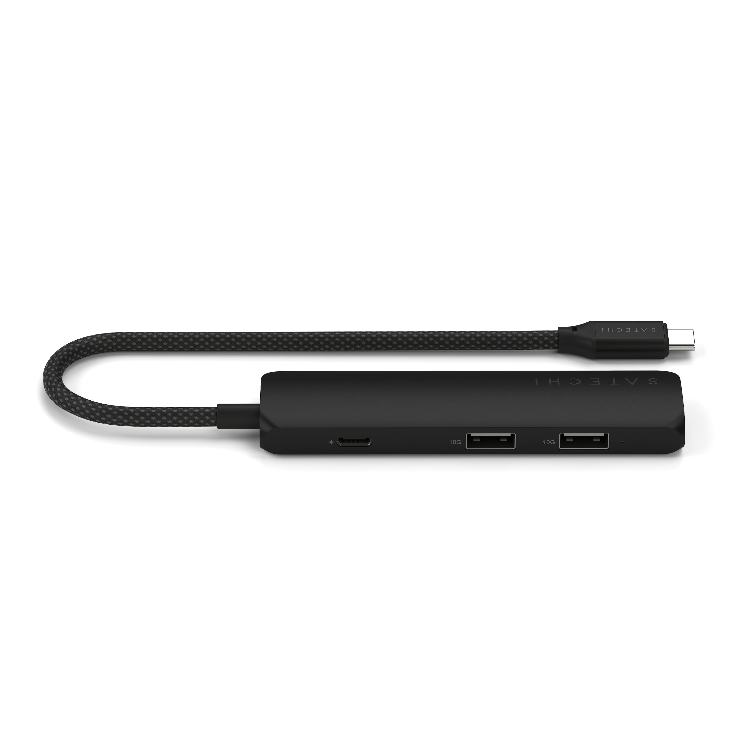 Satechi 4-in-1 USB-C Slim Multiport Adapter 4K - Black