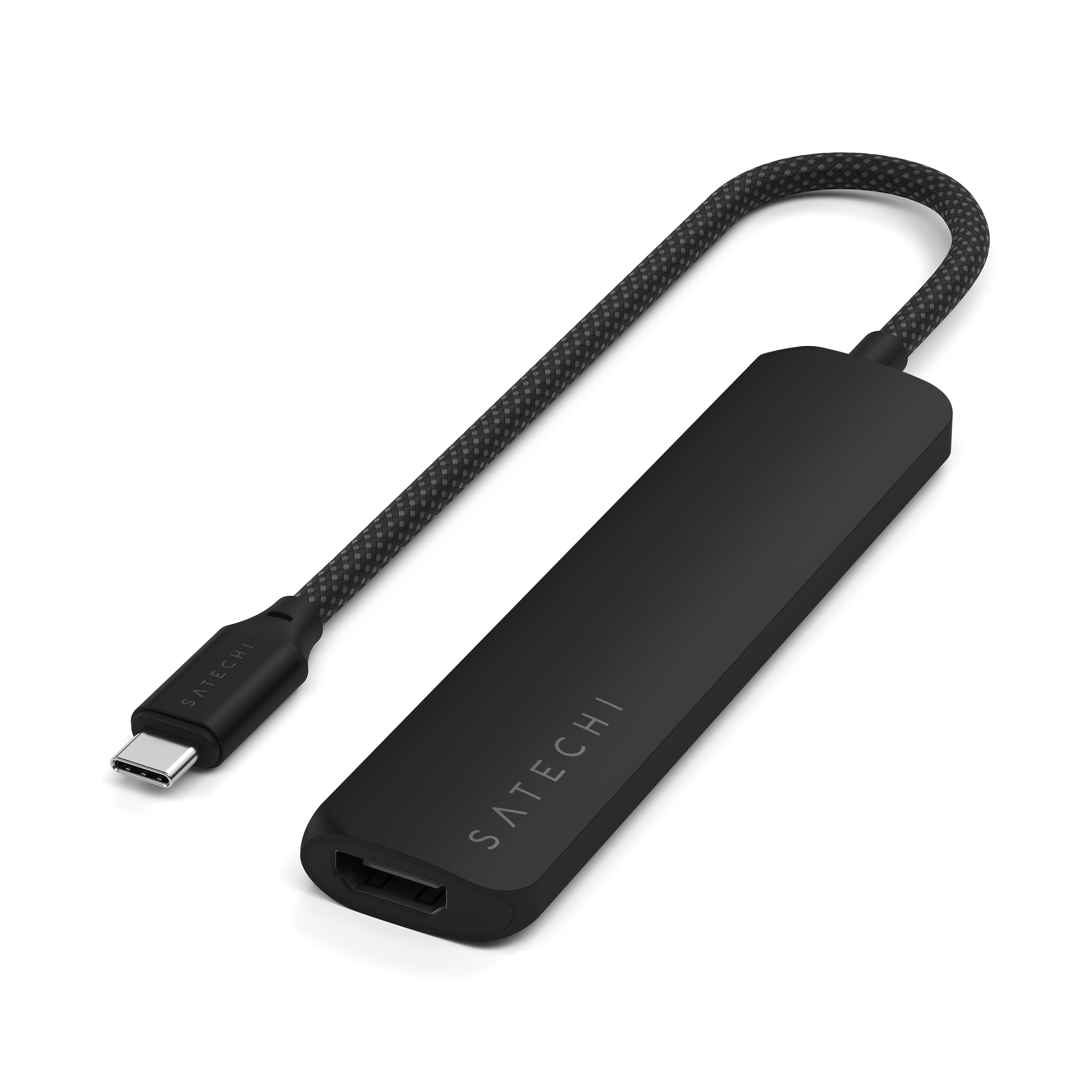 Satechi 6-in-1 USB-C Slim Multiport Adapter - Black