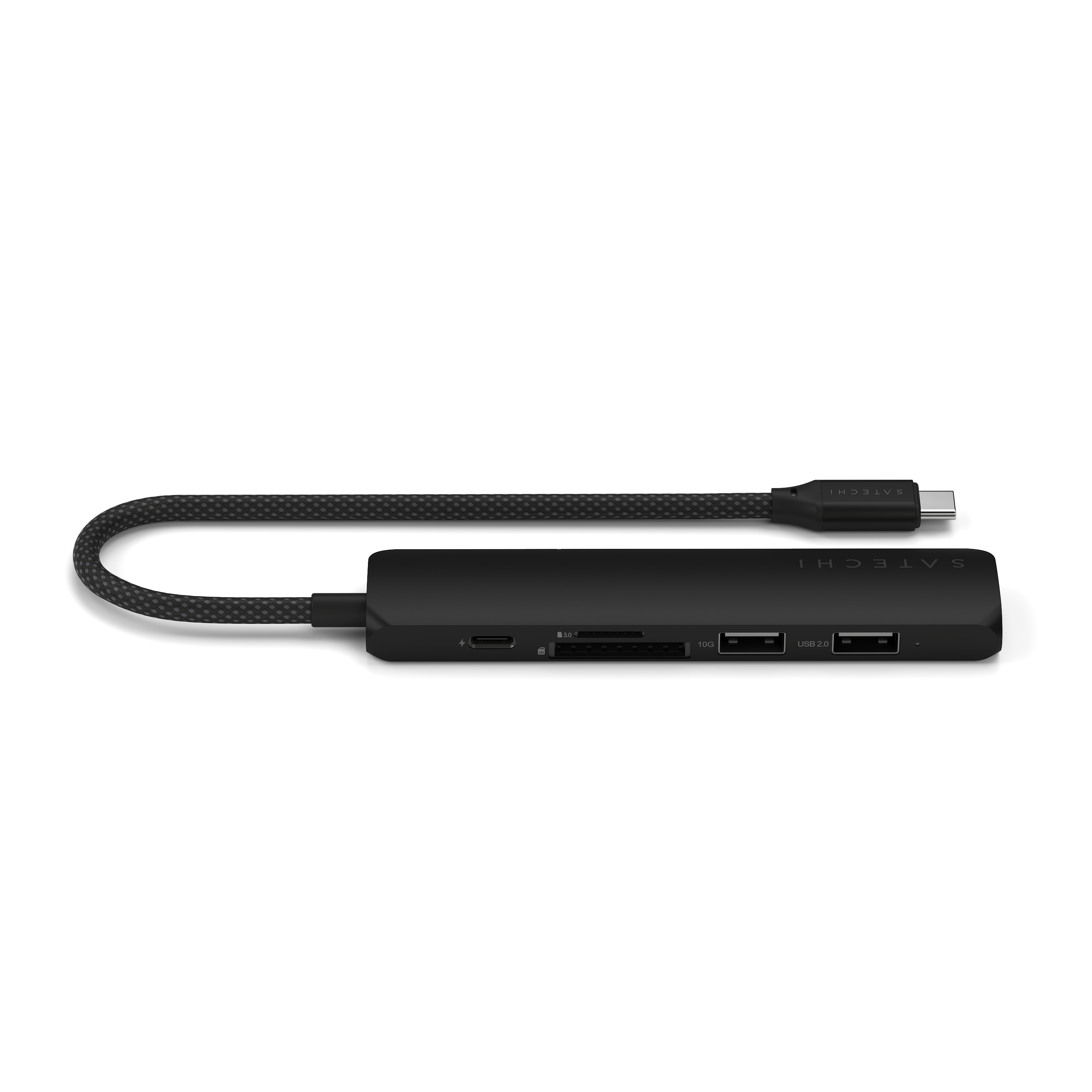 Satechi 6-in-1 USB-C Slim Multiport Adapter - Black