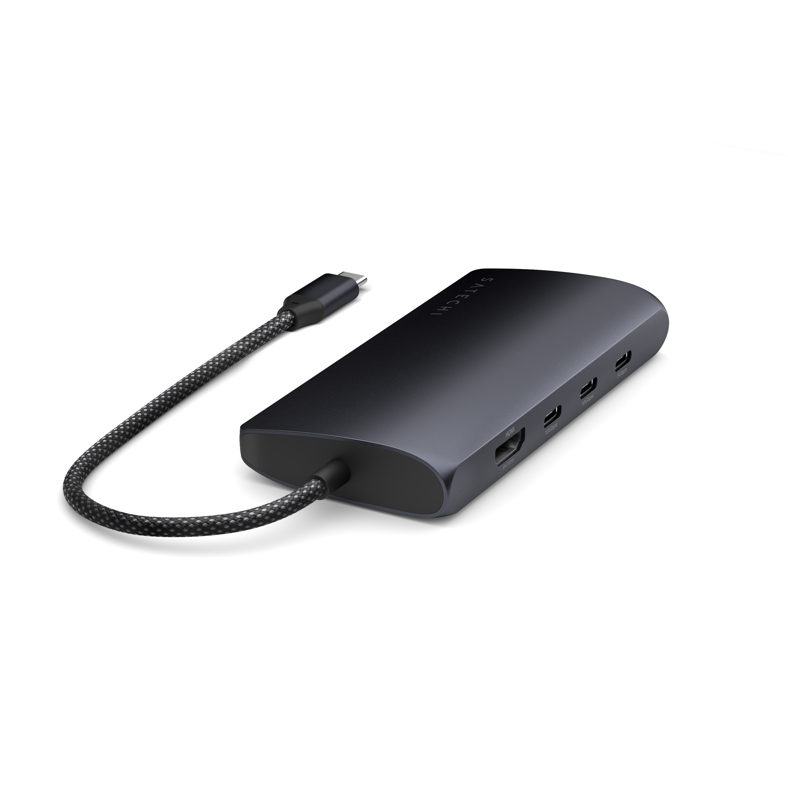 Satechi USB-C MultiPort Adapter 8K with Ethernet V3 - Midnight