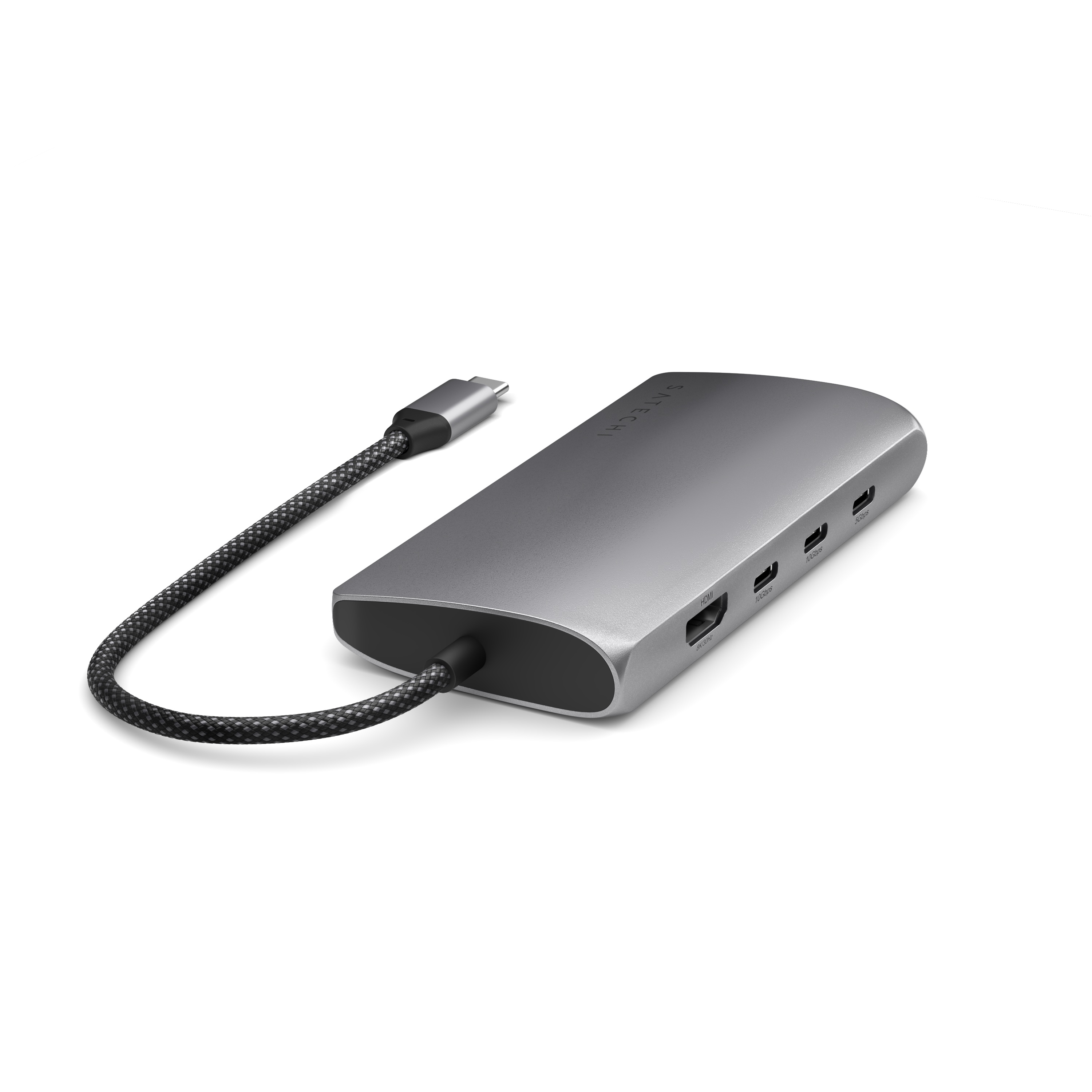 Satechi USB-C MultiPort Adapter 8K with Ethernet V3 - Space Gray
