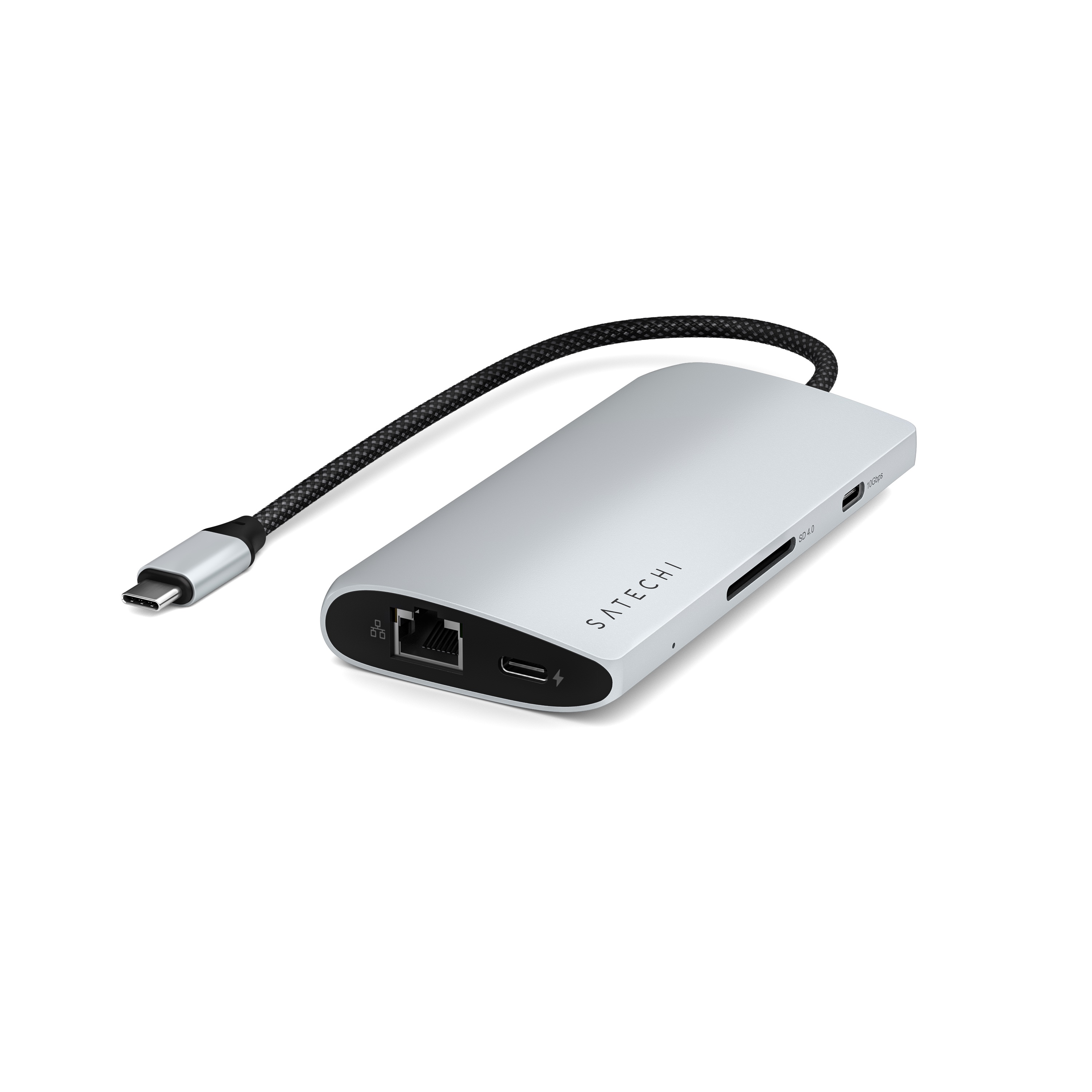 Satechi USB-C MultiPort Adapter 8K with Ethernet V3 - Silver