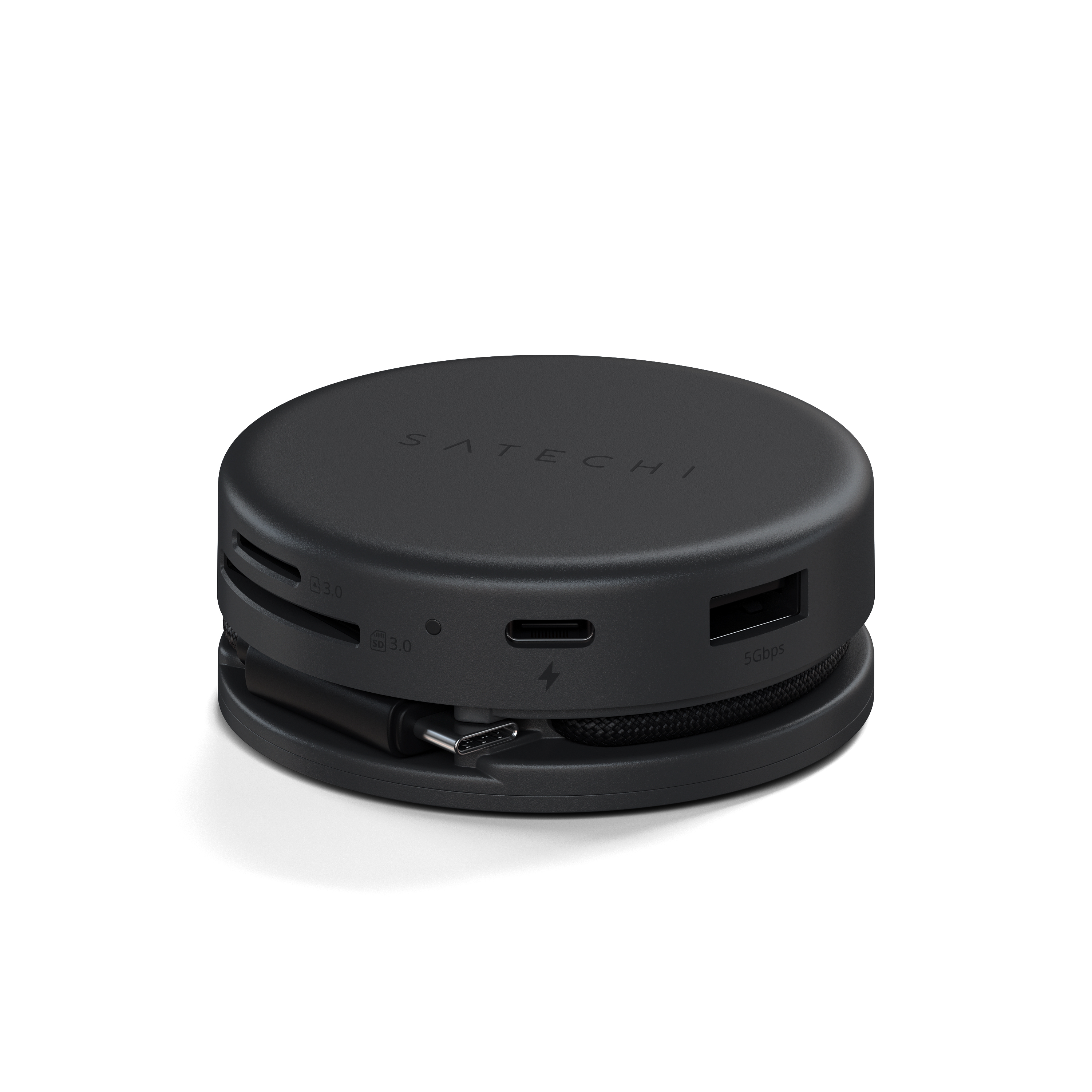 Satechi OntheGo 7-in-1 Multiport Adapter - Space Black