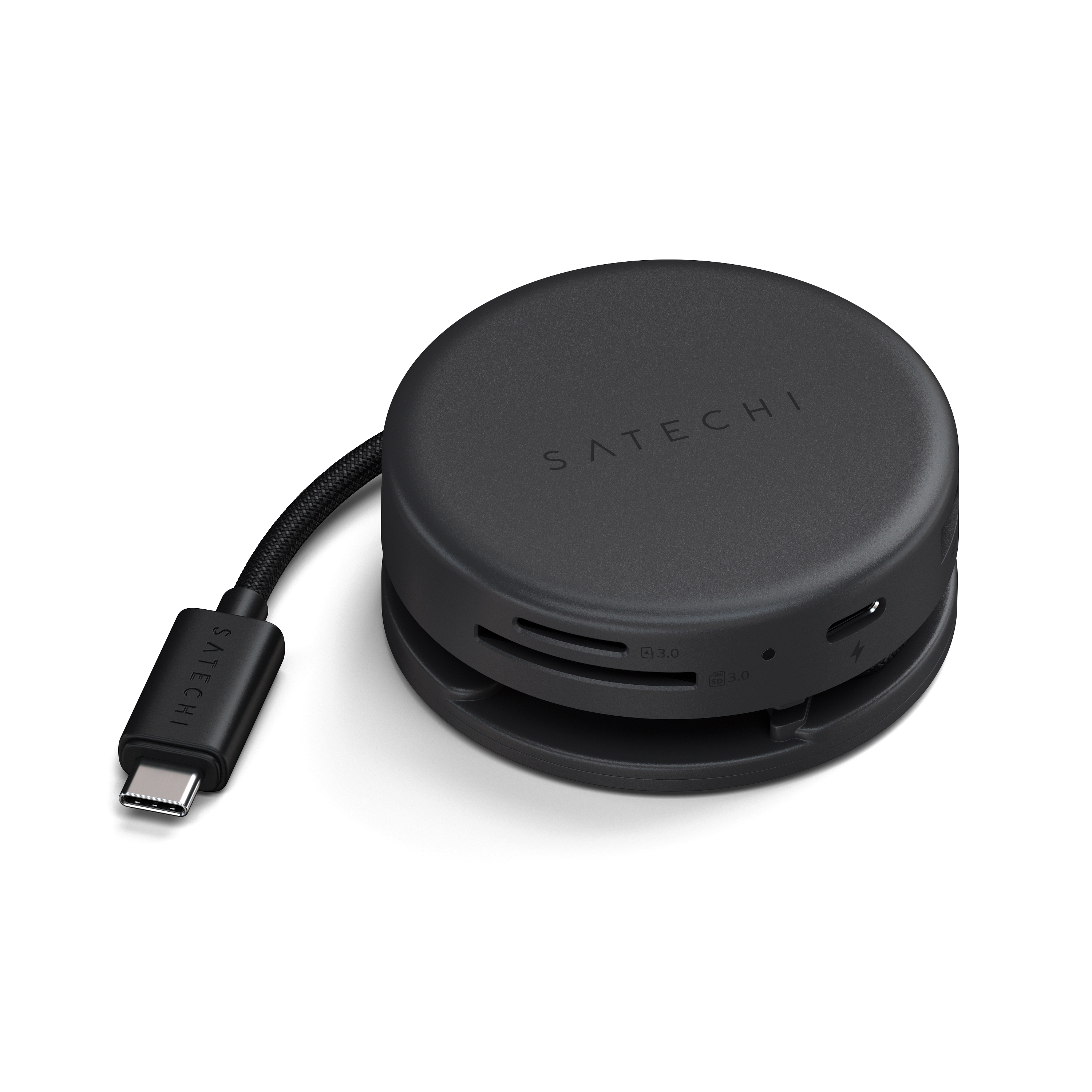 Satechi OntheGo 7-in-1 Multiport Adapter - Space Black