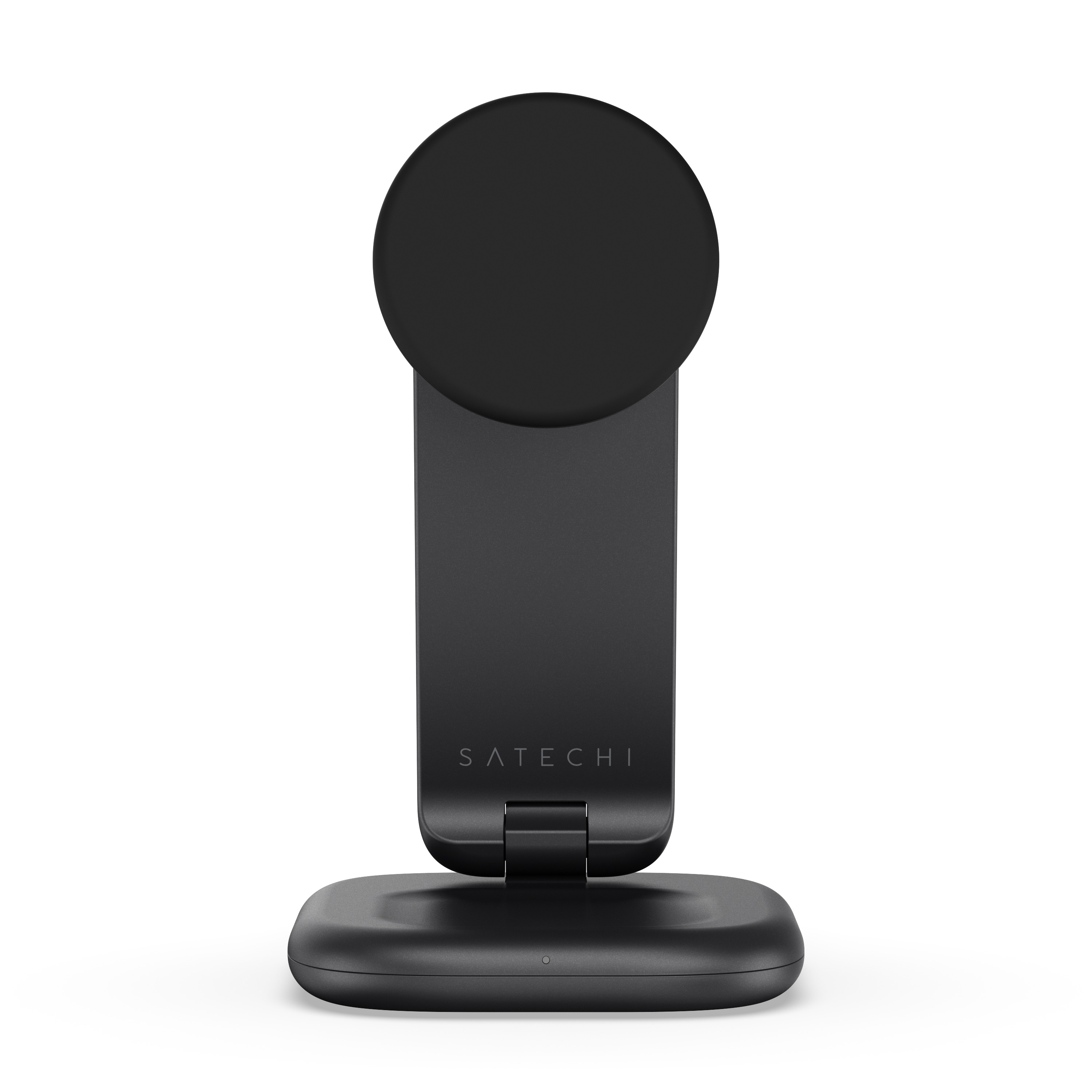 Satechi 3-in-1 Foldable Qi2 25W Wireless Charging Stand -Type A,G,C for US,EU,UK - Space Black