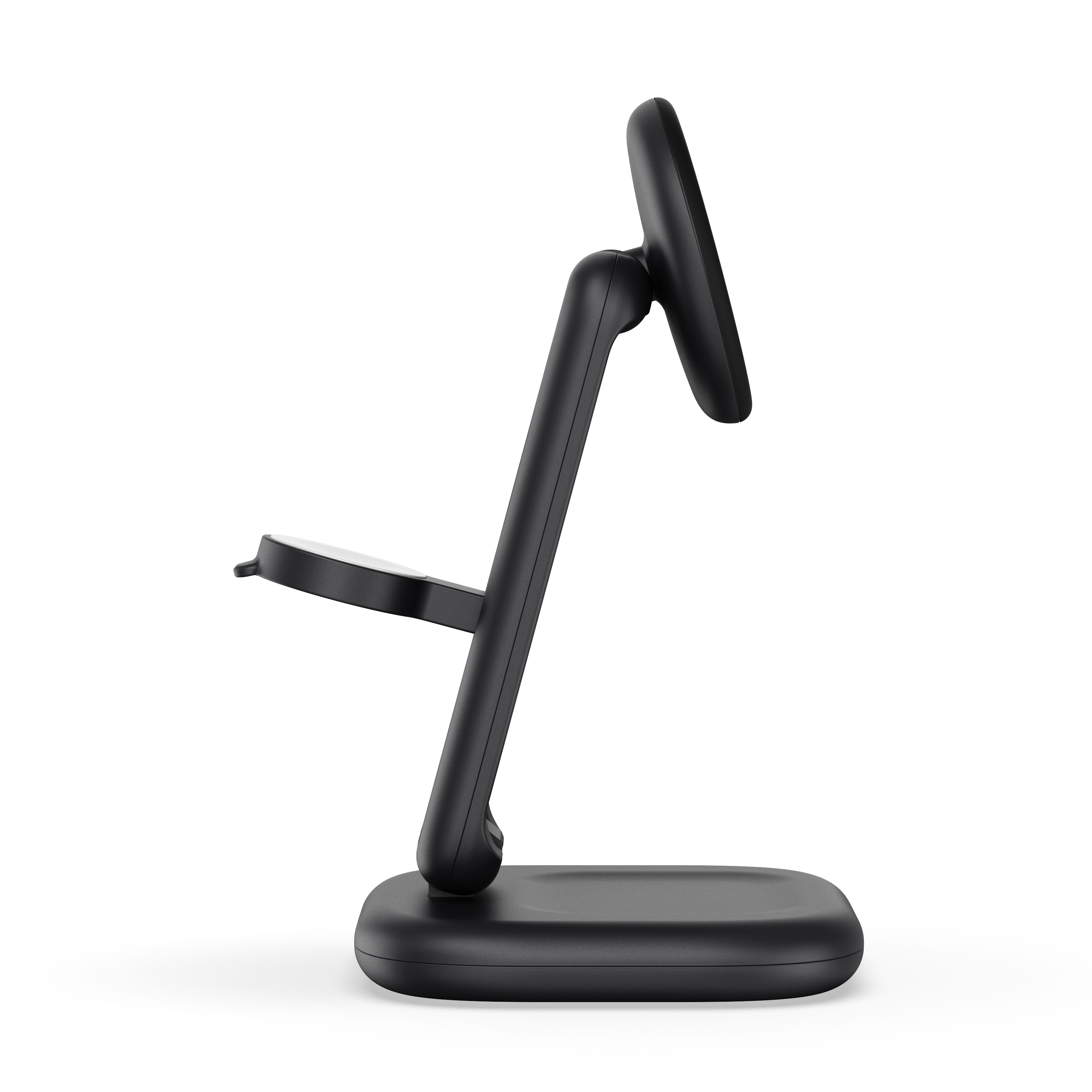 Satechi 3-in-1 Foldable Qi2 25W Wireless Charging Stand -Type A,G,C for US,EU,UK - Space Black