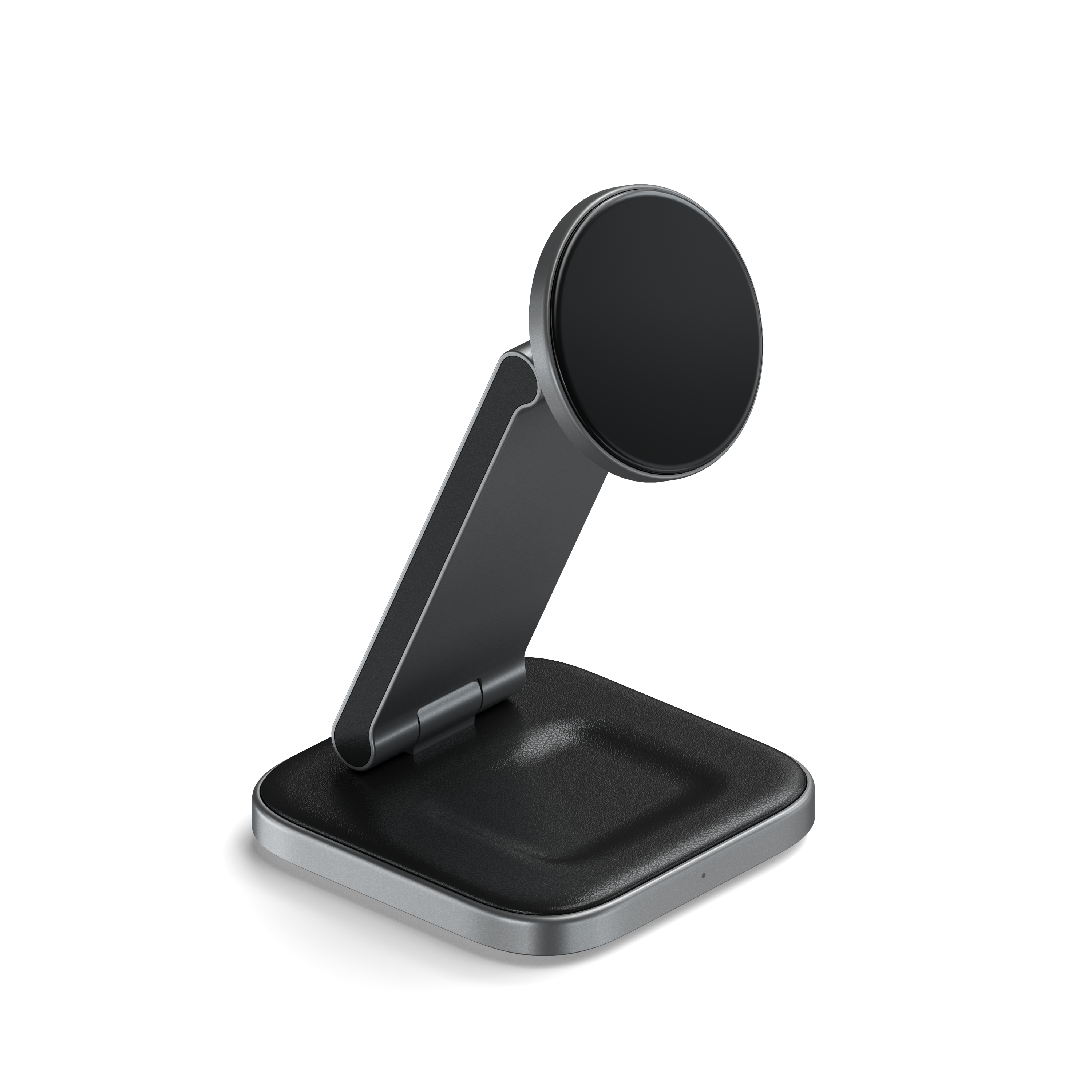 Satechi 3-in-1 Foldable Qi2 Wireless Charging Stand�with Type A,C,G plugs - Space Gray