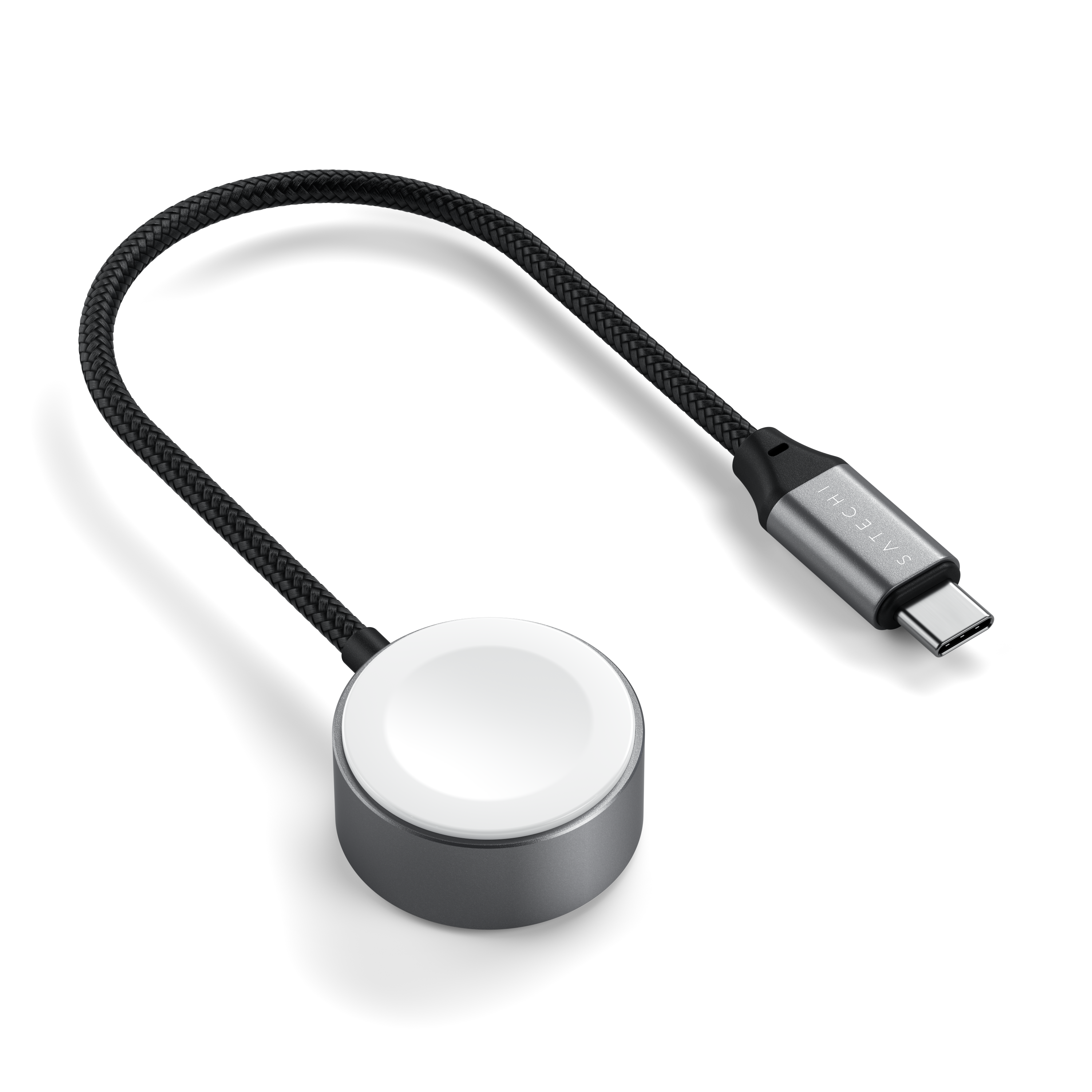 Satechi USB-C Magnetic Fast-Charging Cable for Apple Watch - Space Gray