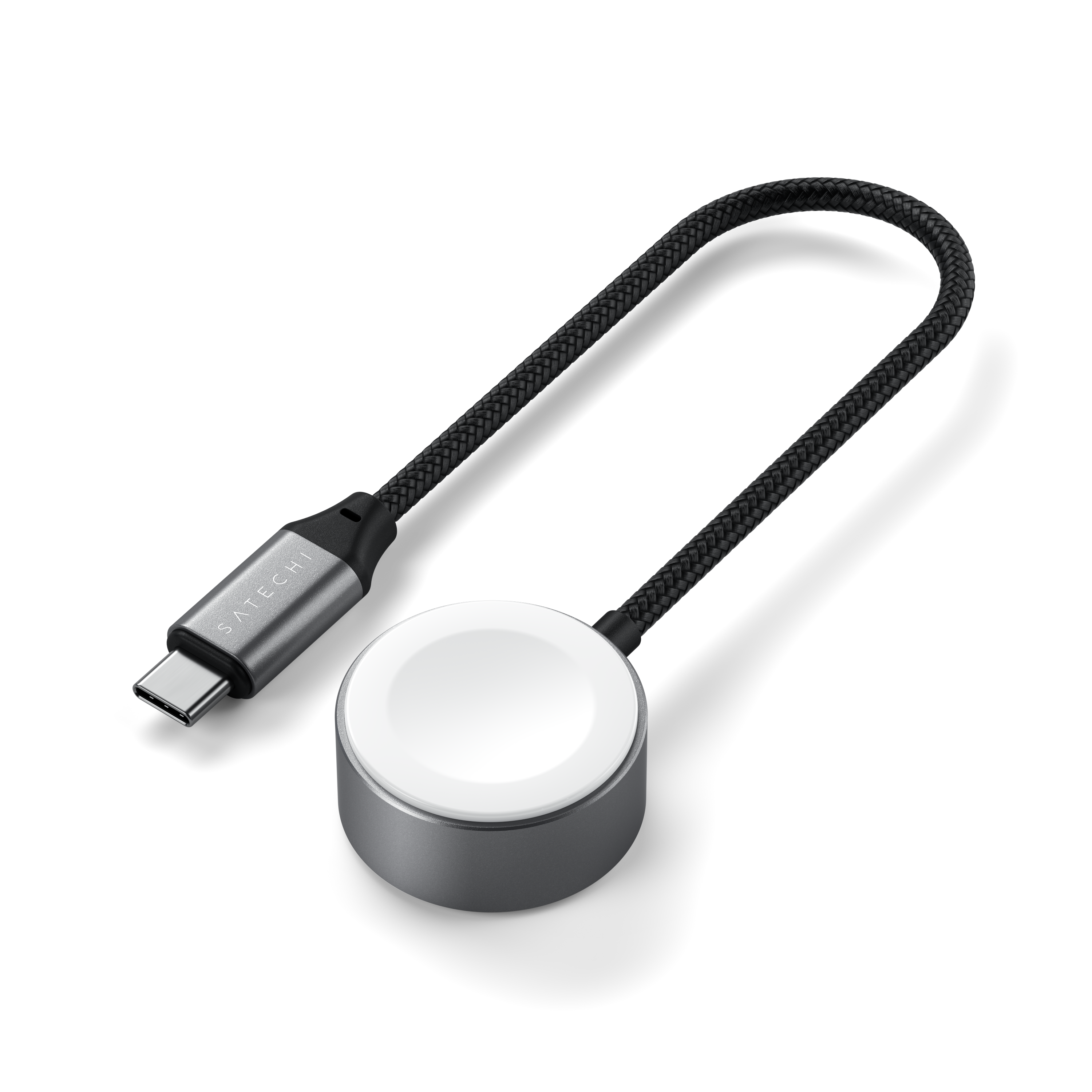 Satechi USB-C Magnetic Fast-Charging Cable for Apple Watch - Space Gray