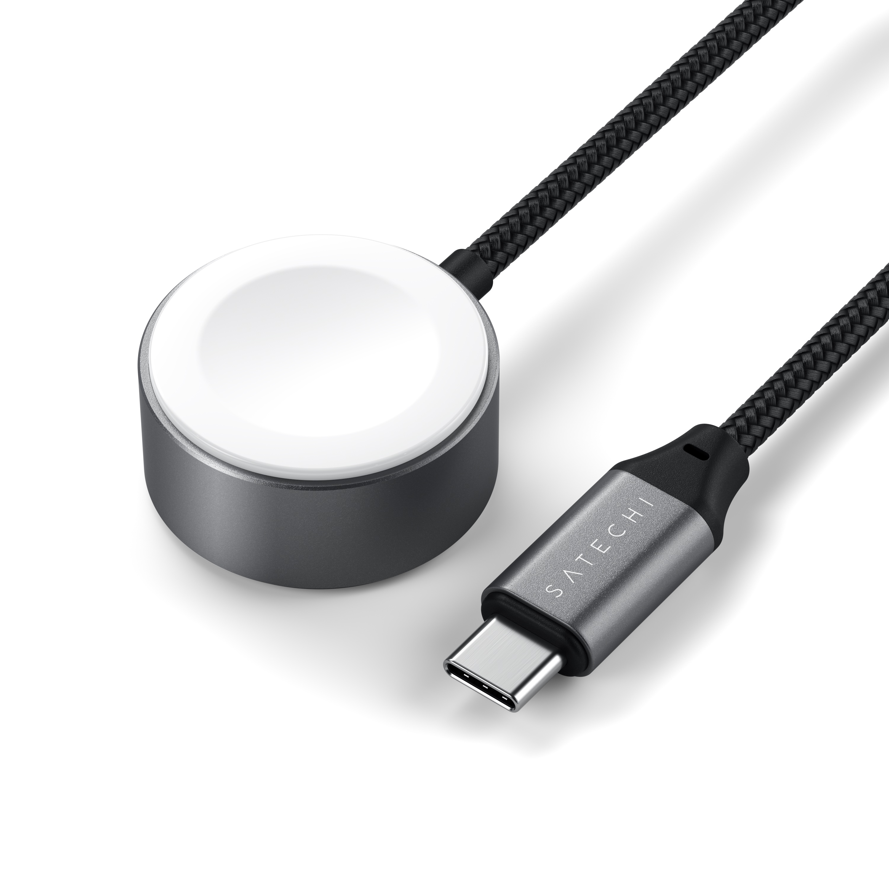 Satechi USB-C Magnetic Fast-Charging Cable for Apple Watch - Space Gray
