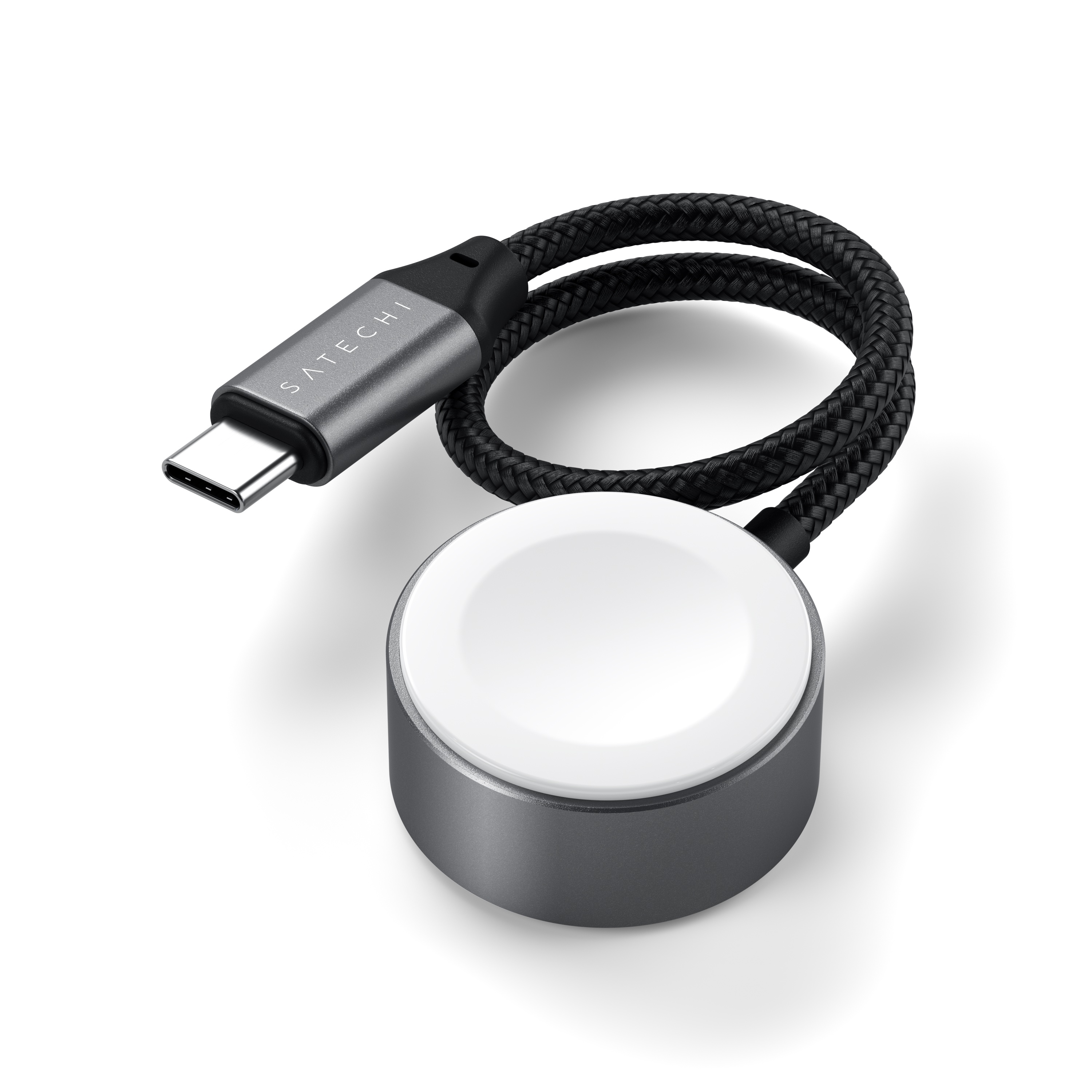 Satechi USB-C Magnetic Fast-Charging Cable for Apple Watch - Space Gray