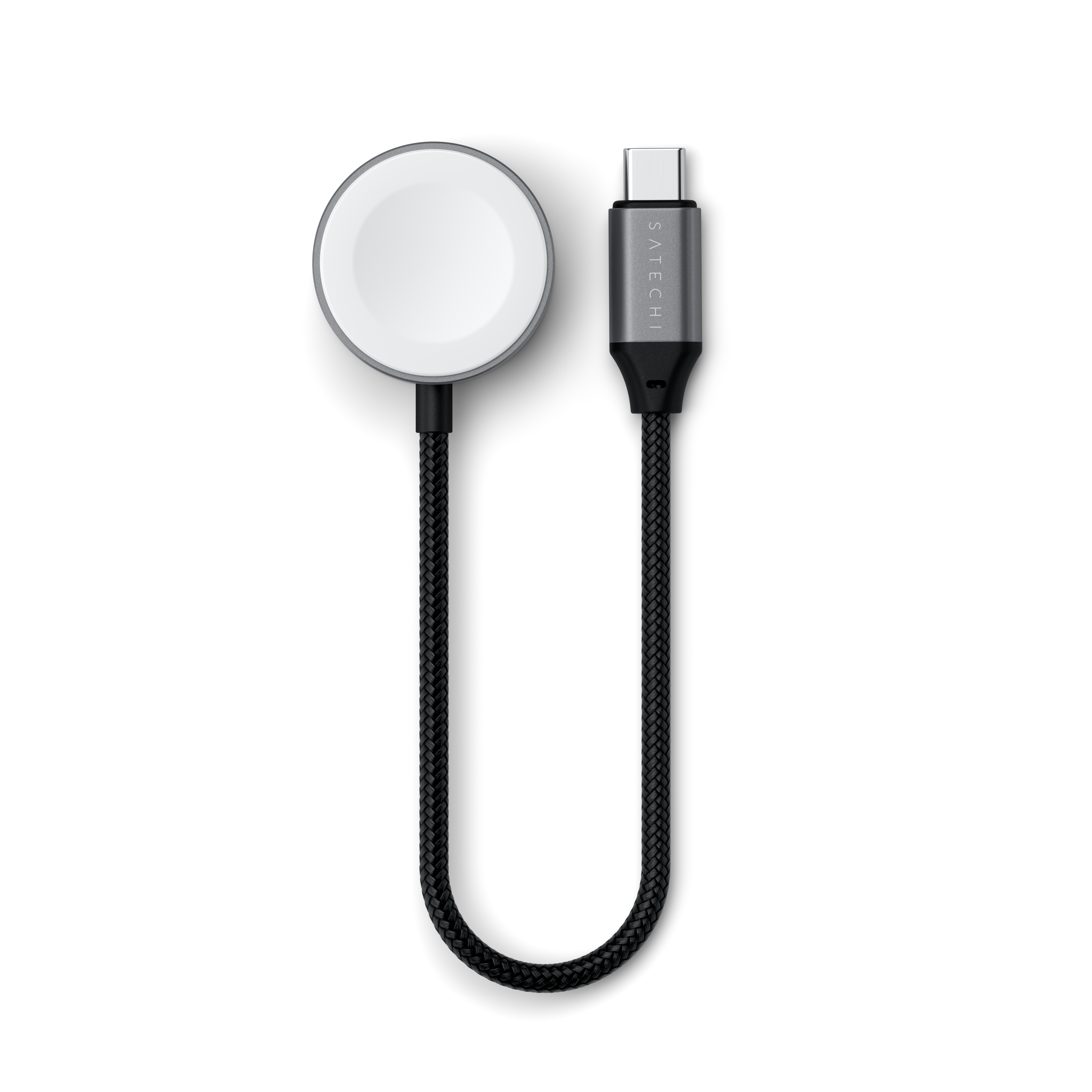Satechi USB-C Magnetic Fast-Charging Cable for Apple Watch - Space Gray
