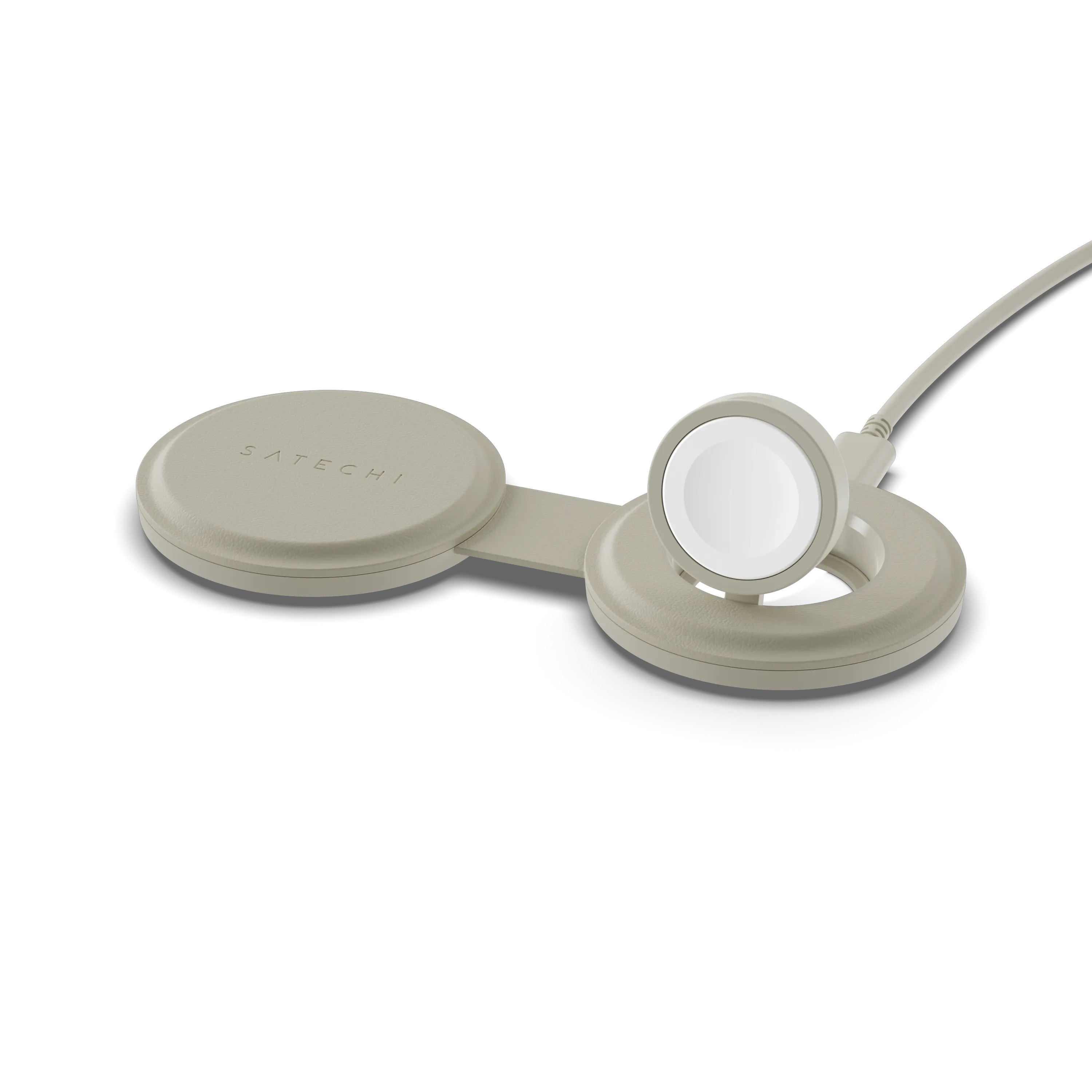 Satechi OntheGo 2-in-1 Wireless Charger - Sand